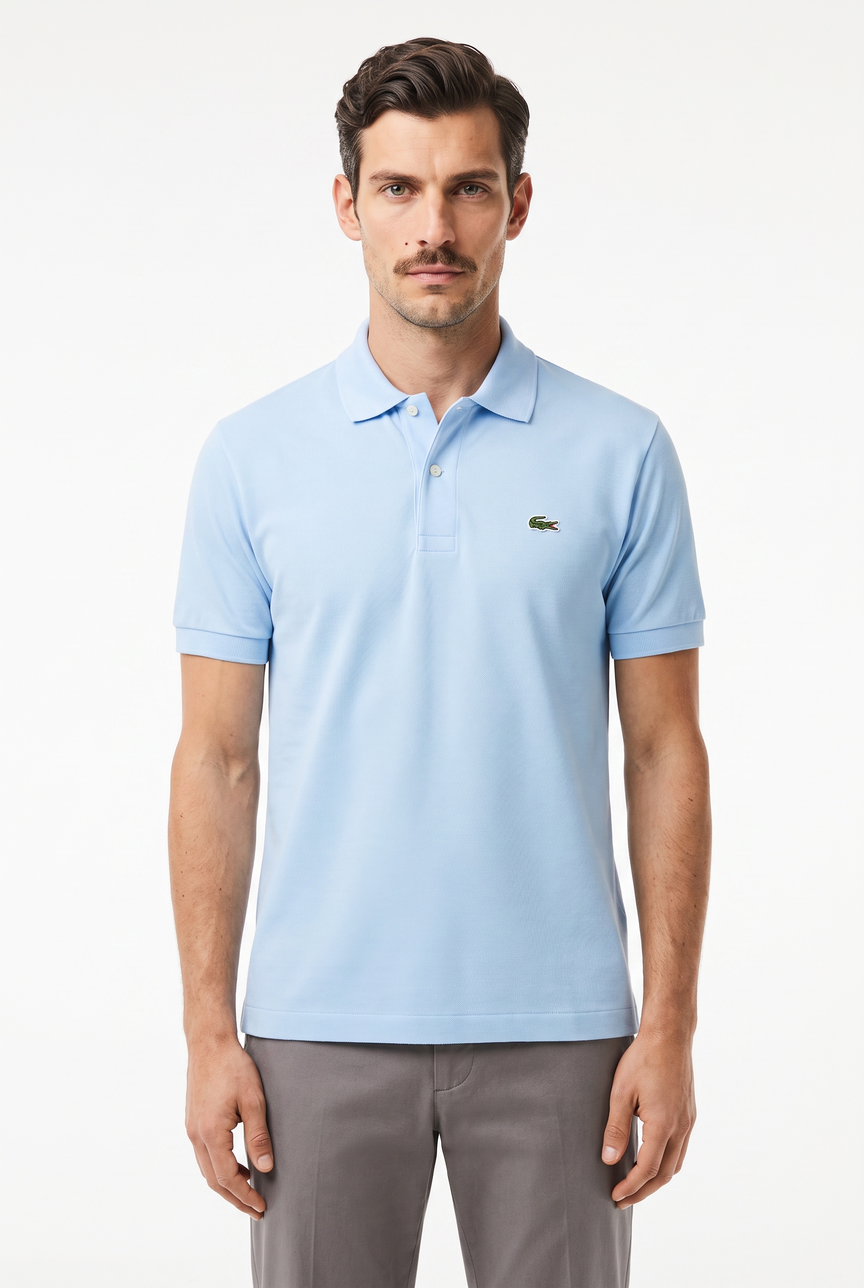 Lacoste Poloshirt 1 mit Knöpfen in Perlmuttoptik