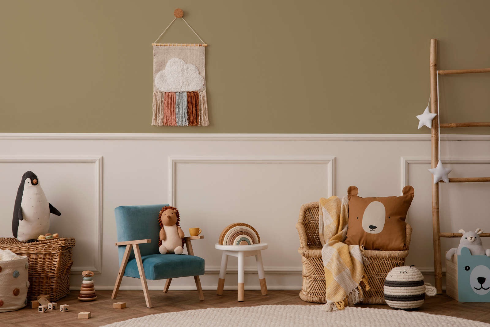 A.S. Création Wandfarbe »Premium Innenwandfarbe PURO Tuchmatt gentle lime« ideal für Wohnzimmer, Schlafzimmer, Flur und Küche, Farbwelt Grün