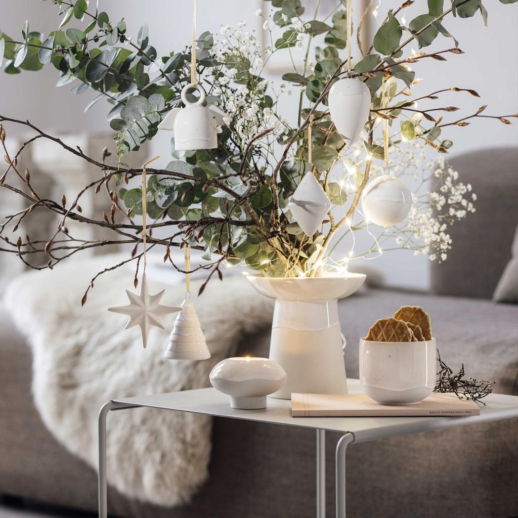like. by Villeroy & Boch Weihnachtsfigur »Ornamente-Set Winter Glow 6er Set beige«