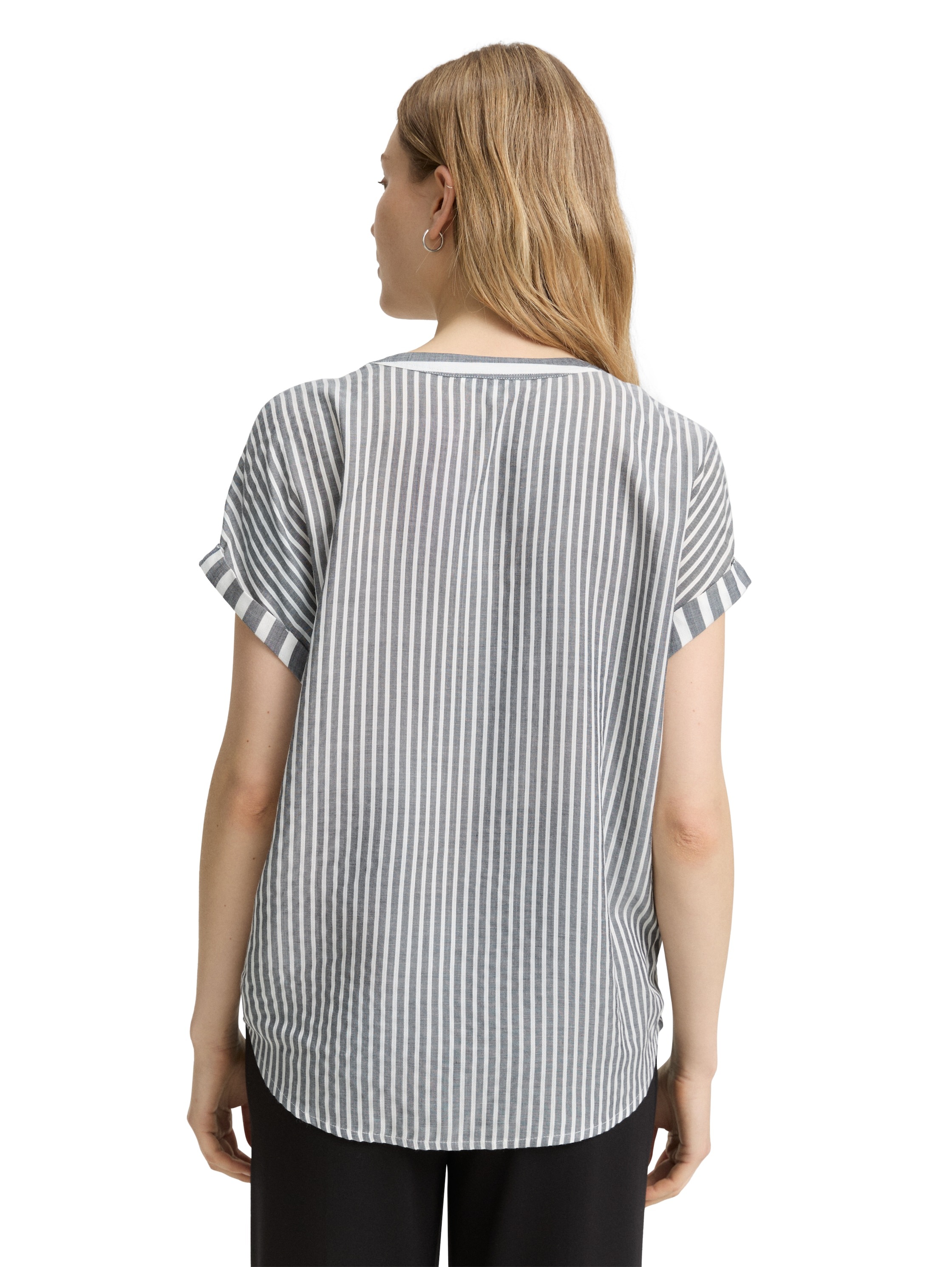 TOM TAILOR Shirtbluse, mit Streifen Muster günstig online kaufen