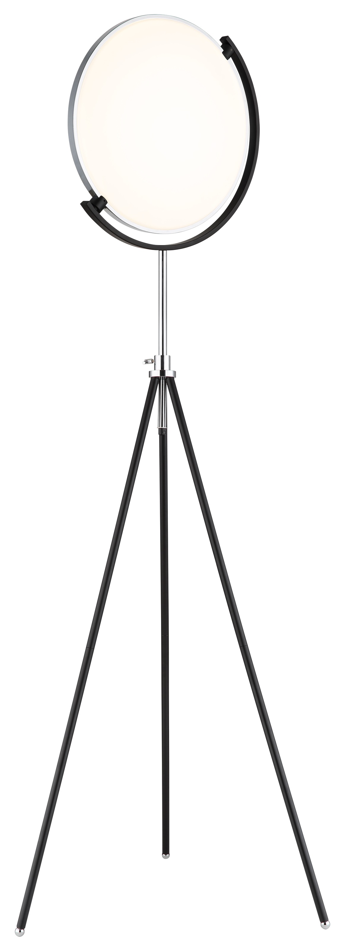 GLOBO LIGHTING Stehlampe »MIRO« LED-Modul 1 Stk. LED Stehleuchte schwarz, dimmbar, Memory, RGB, höhenverstellbar