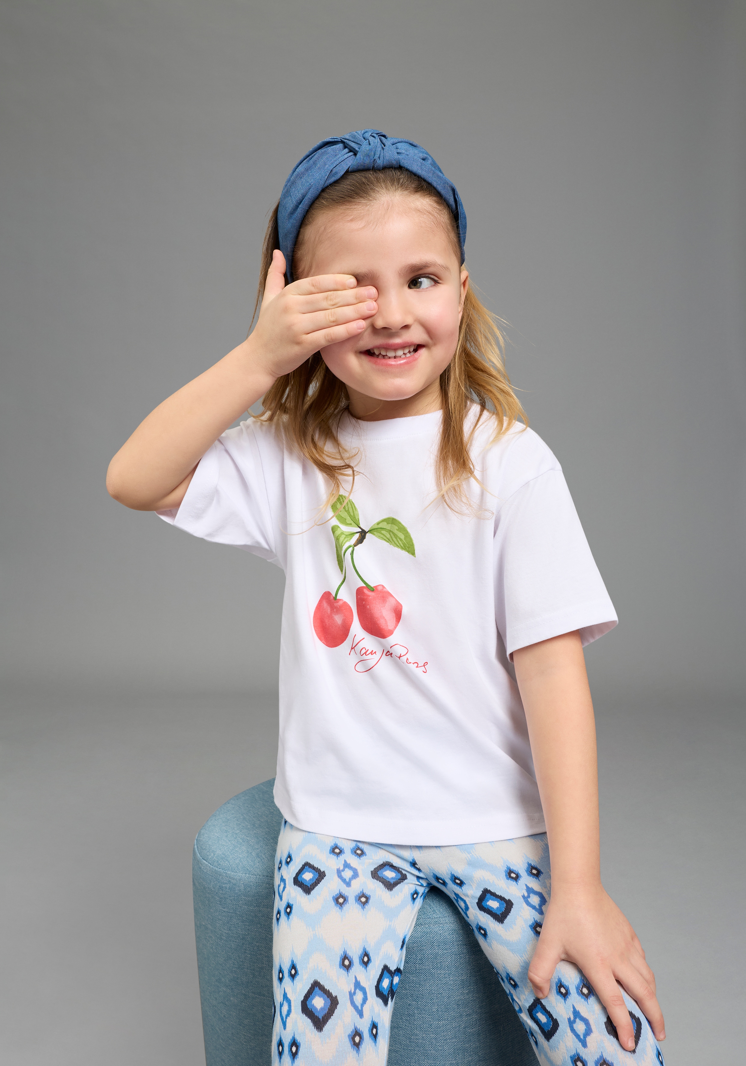 KangaROOS T-Shirt "Kangaroos 2er Pack T-Shirts mit Kirschen- und Zitronenprint" Packung, 2, 2 tlg. modischer Stil, Kurzarm, mit trendigen Drucken und Logodruck