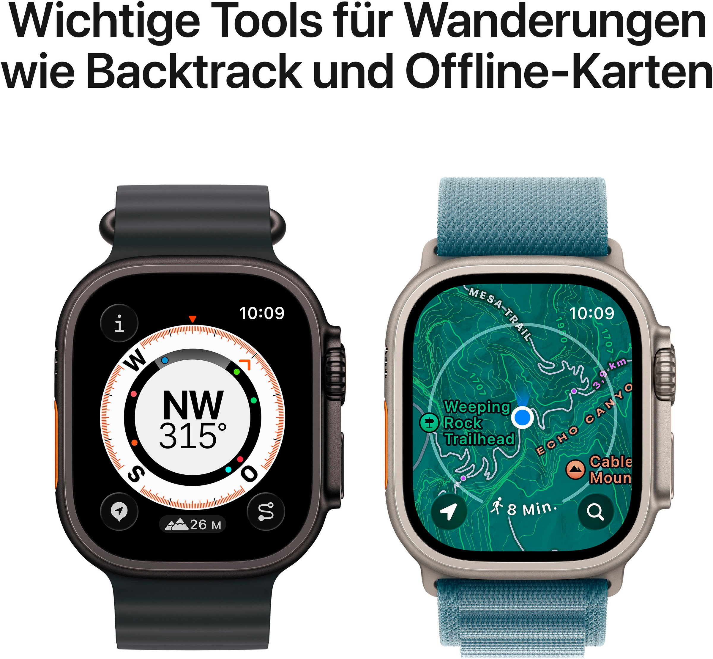Apple Smartwatch »Watch Ultra 3 GPS + Cellular 49mm«, Watch OS, 64 GB