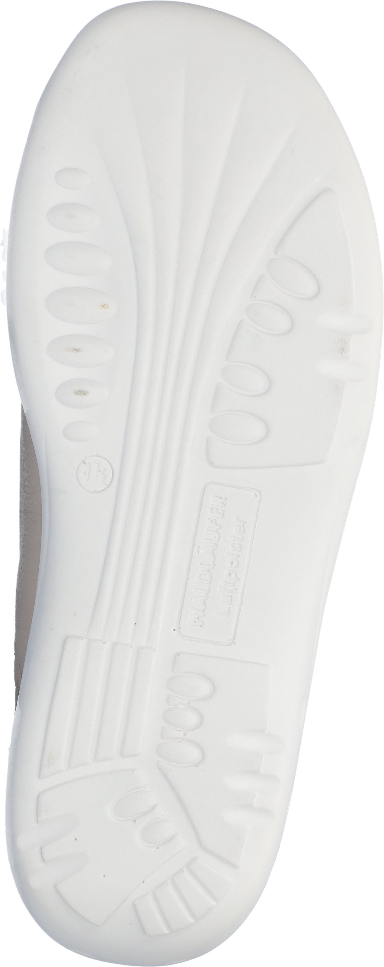 Sandale WALDLÄUFER "KARA Soft", Damen, Gr. 9 (43), creme, Nappaleder, Textil, unifarben, Basic, Schuhe Sandale, Sommerschuh, Keilsandalette mit Orthotritt-Funktion, Extraweite K 2