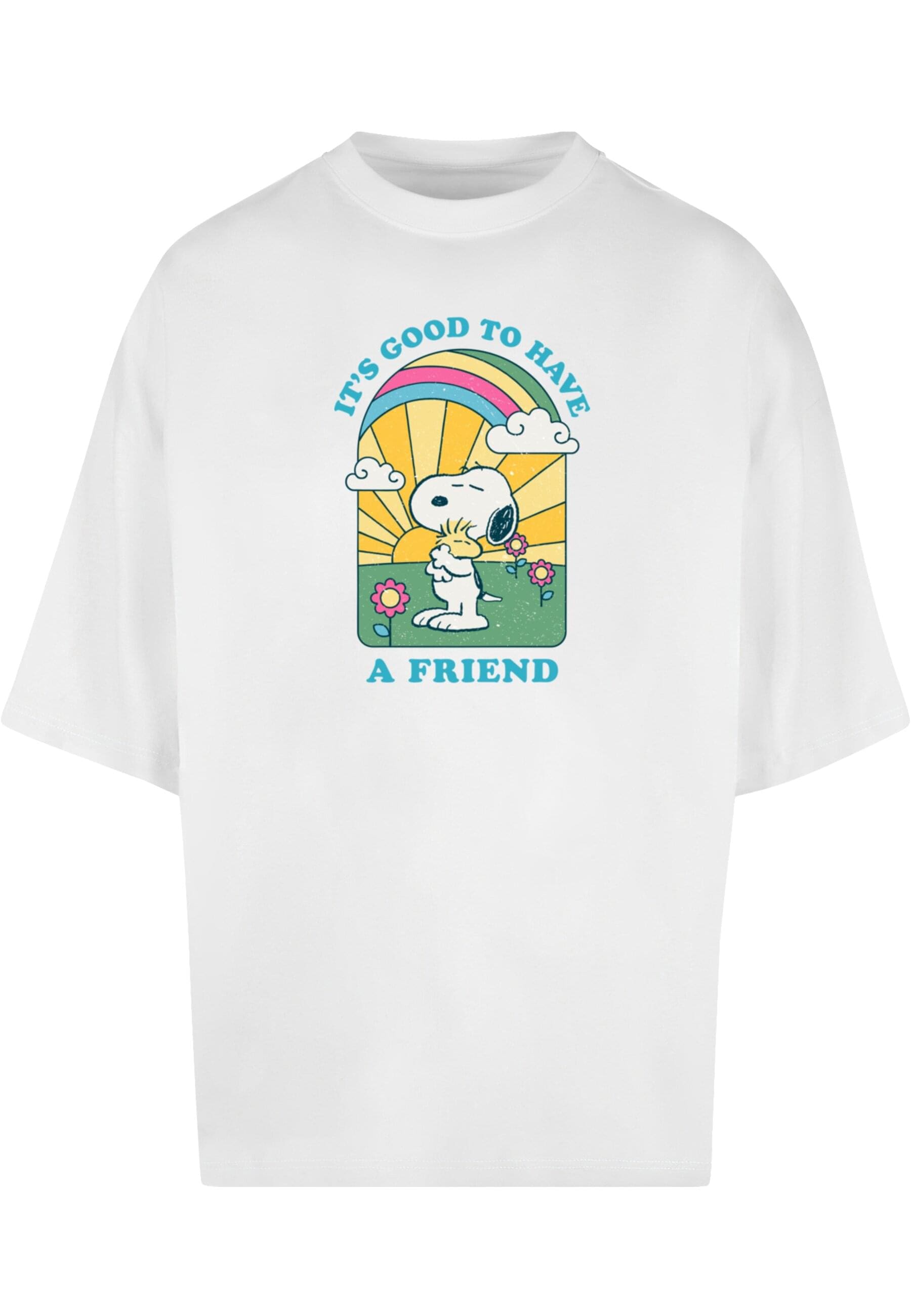 T-Shirt »Merchcode Herren Peanuts - It's good to have a friend Huge Tee«, (1 tlg.)