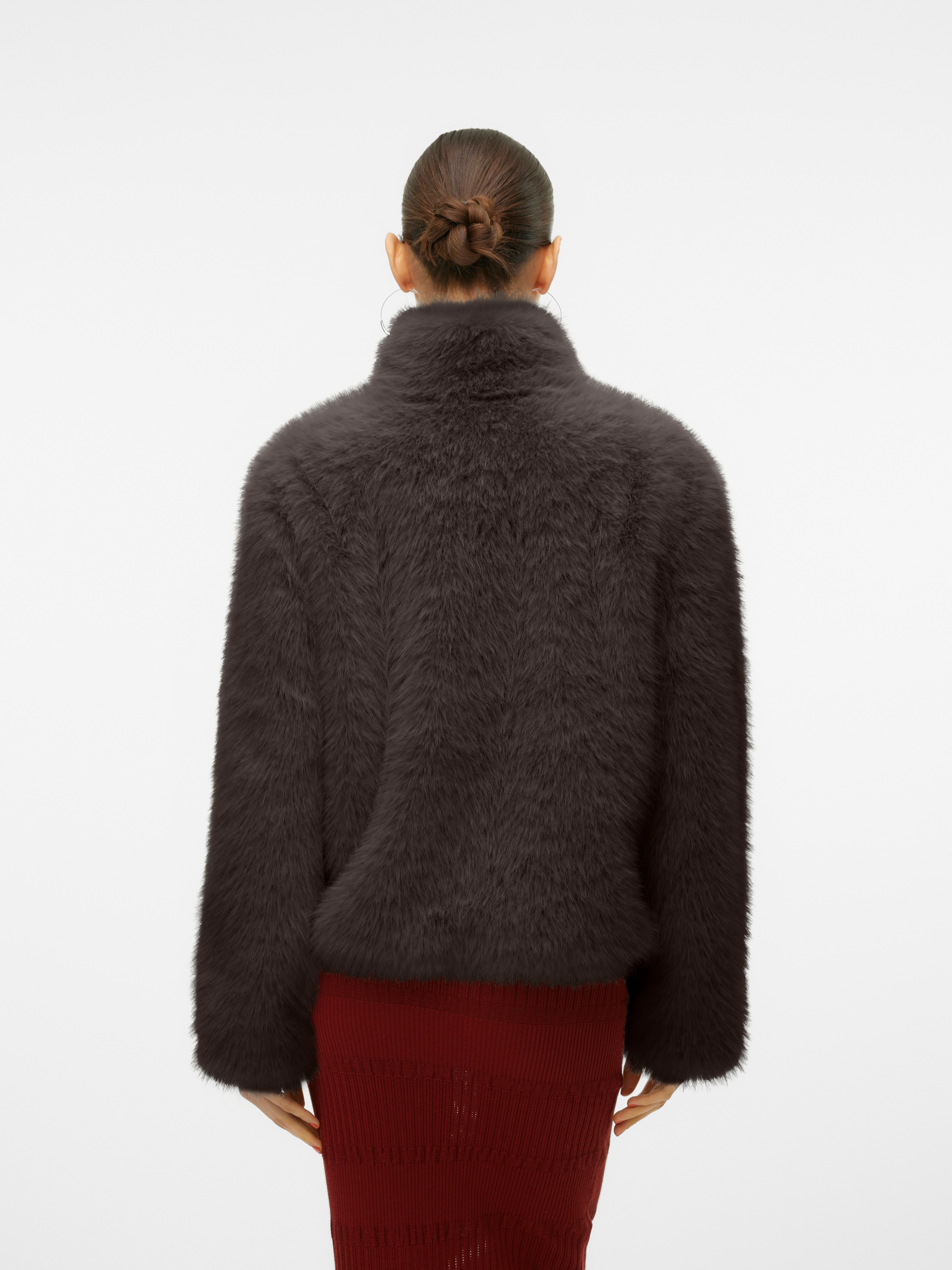 Vero Moda Fellimitatjacke »VMMONROE SHORT JACKET NOOS«