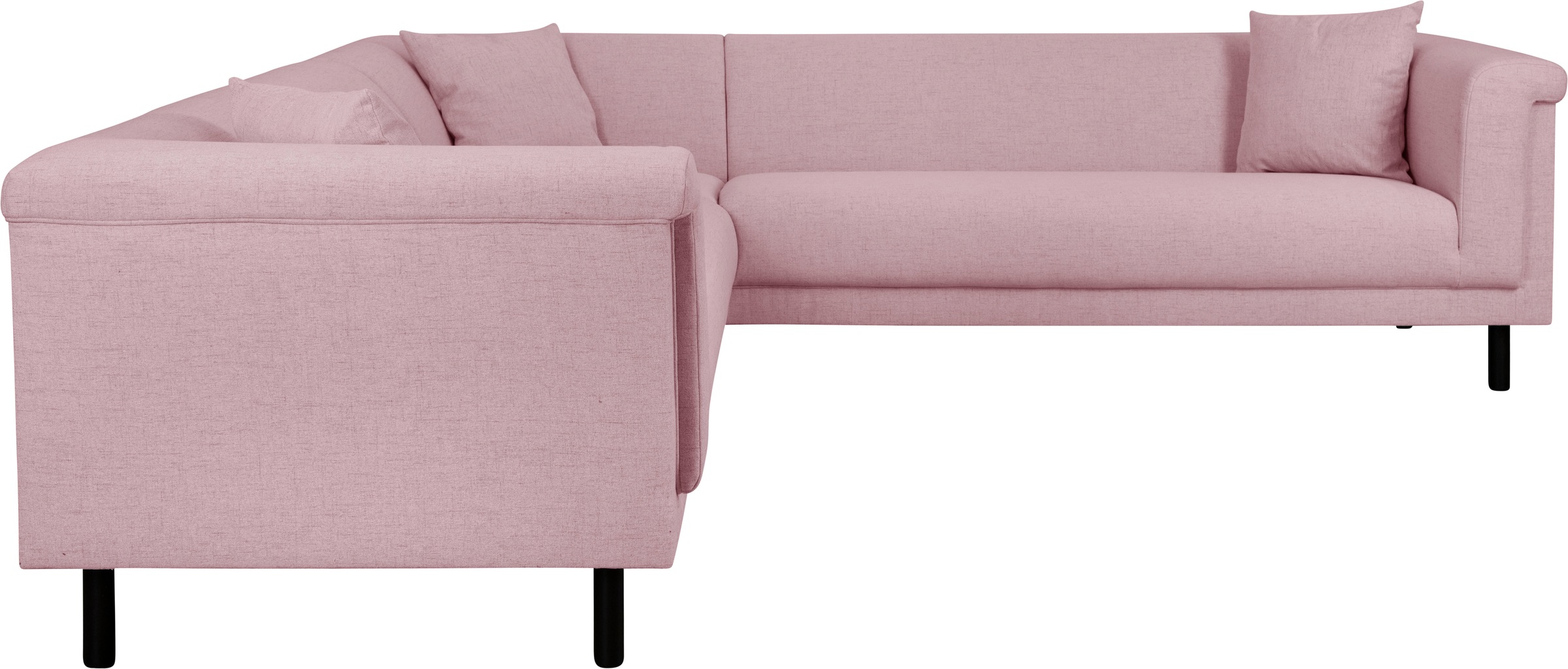 INOSIGN Ecksofa "AGNIA L-Form B/T/H: 244/244/71 cm", incl. Zierkissen, glei günstig online kaufen