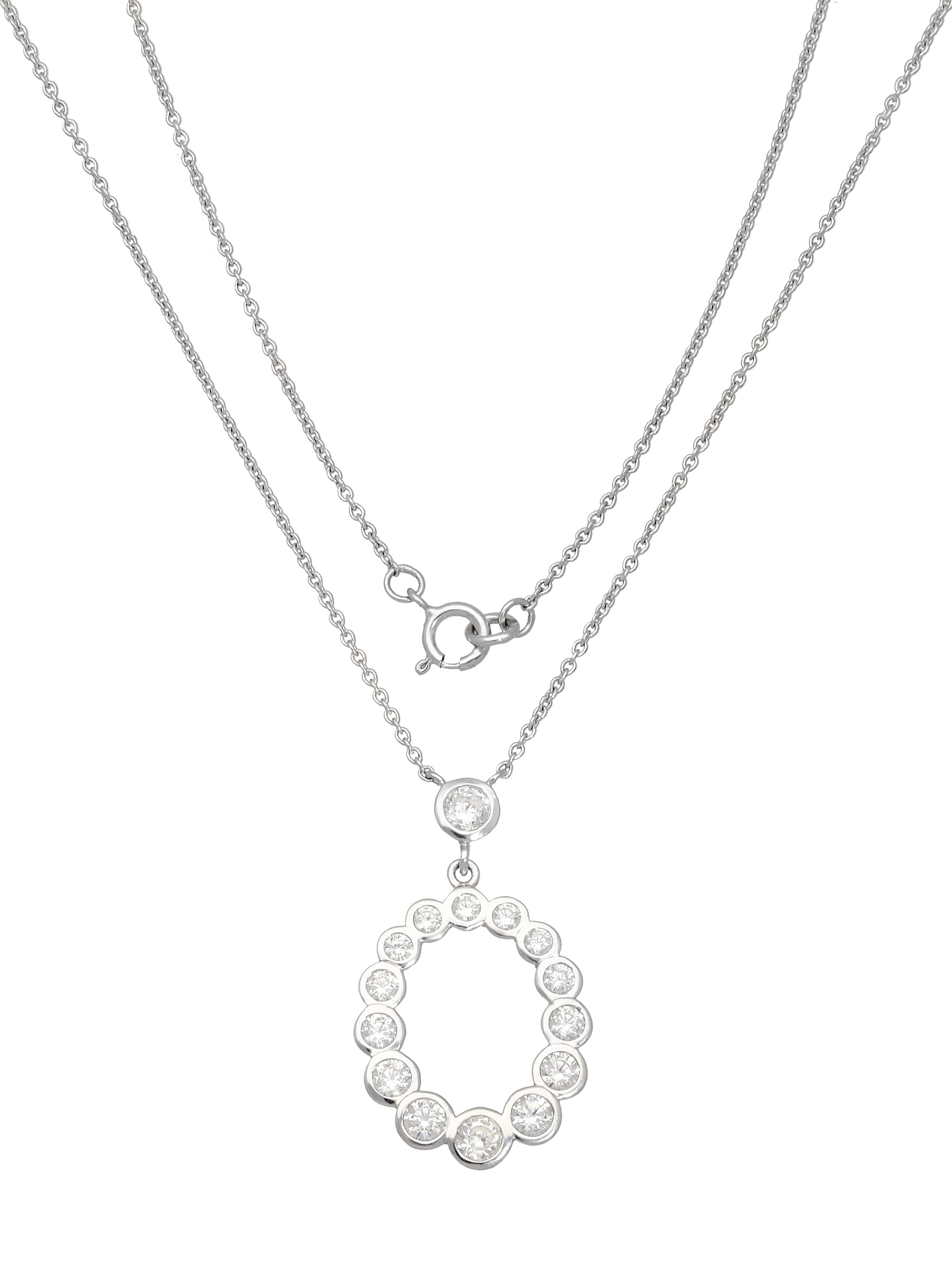Vivance Kette mit Anhänger »sparkling elegance«