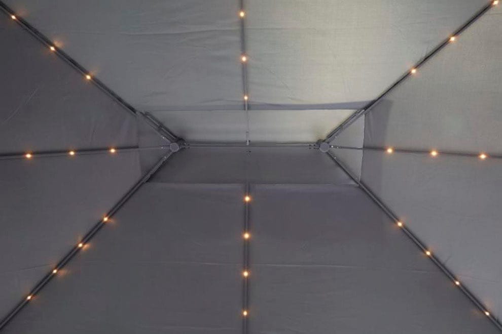 Livotion Pavillon, mit LED-Beleuchtung, 300x400cm