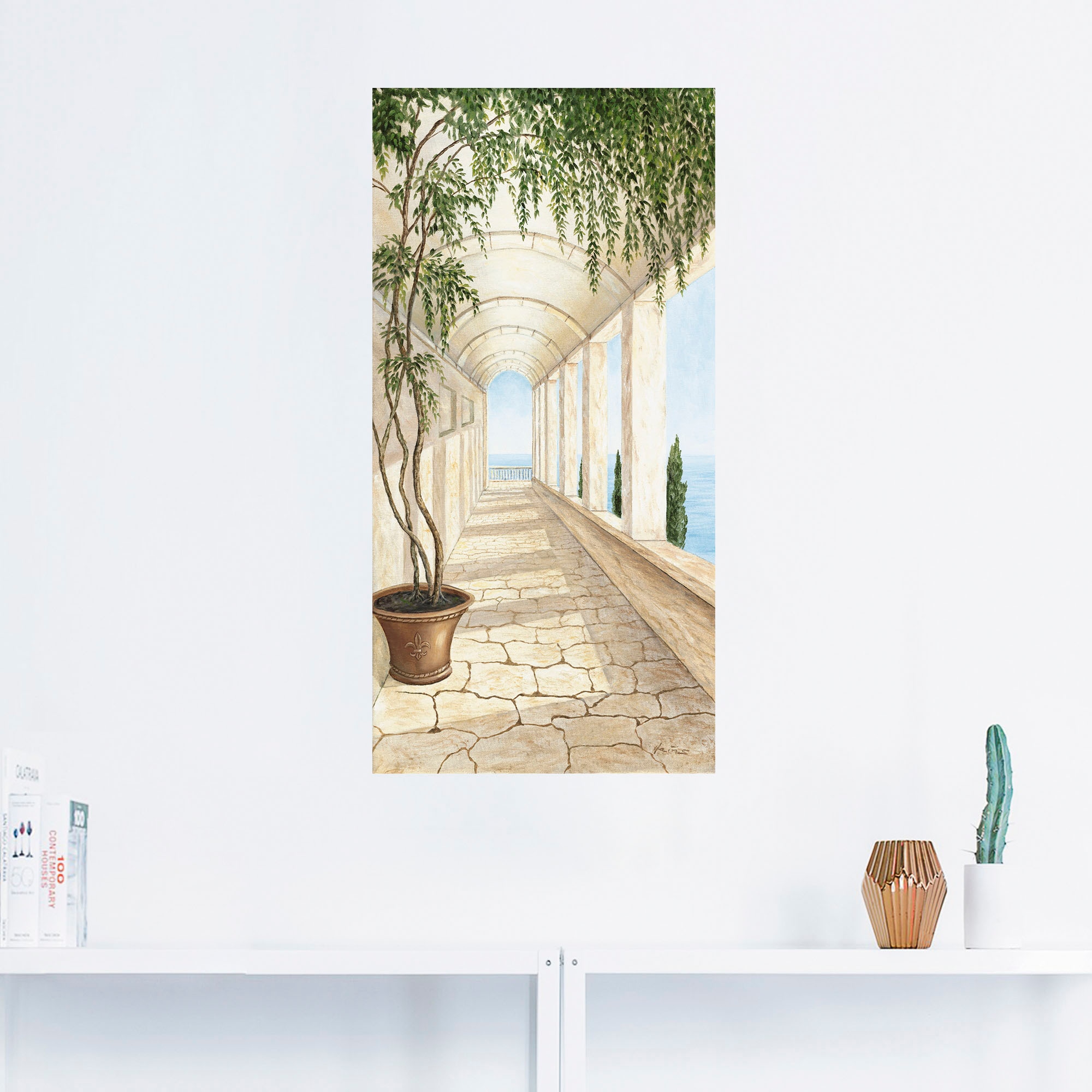 Artland Wandbild »Capri«, versch. BAUR Poster Größen St.), oder Gebäude, bestellen Wandaufkleber Leinwandbild, (1 Alubild, als in 