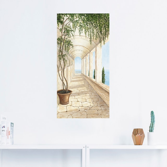 Artland Wandbild »Capri«, Gebäude, (1 St.), als Alubild, Leinwandbild,  Wandaufkleber oder Poster in versch. Größen bestellen | BAUR