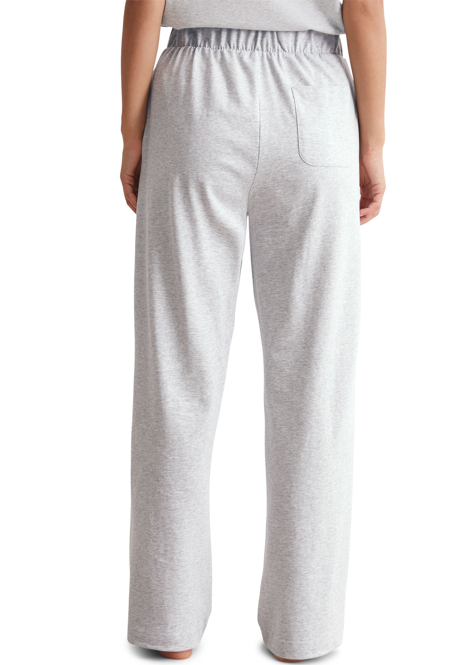 Marc O'Polo Loungehose »Heavy Jersey-Woven«, praktische Eingrifftaschen, aufgesetzte Gesäßtasche