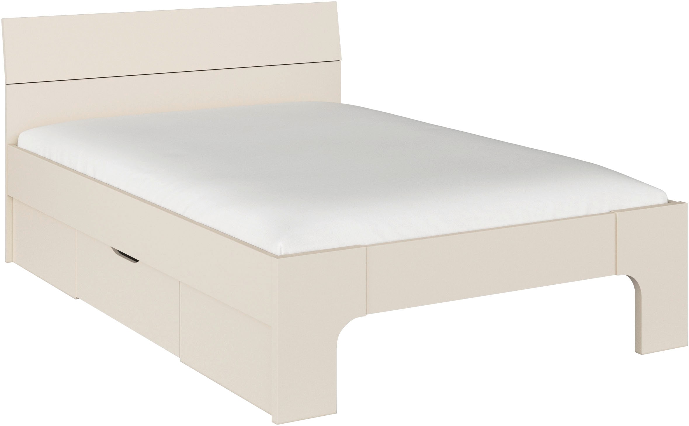OTTO home Bett "Schlafzimmermöbel Landhaus Einzelbett Doppelbett Stauraum MARLENE" Breite 90x200 cm oder 140x200 cm, in 2 Breiten mit geräumigem Schubkasten MADE IN GERMANY