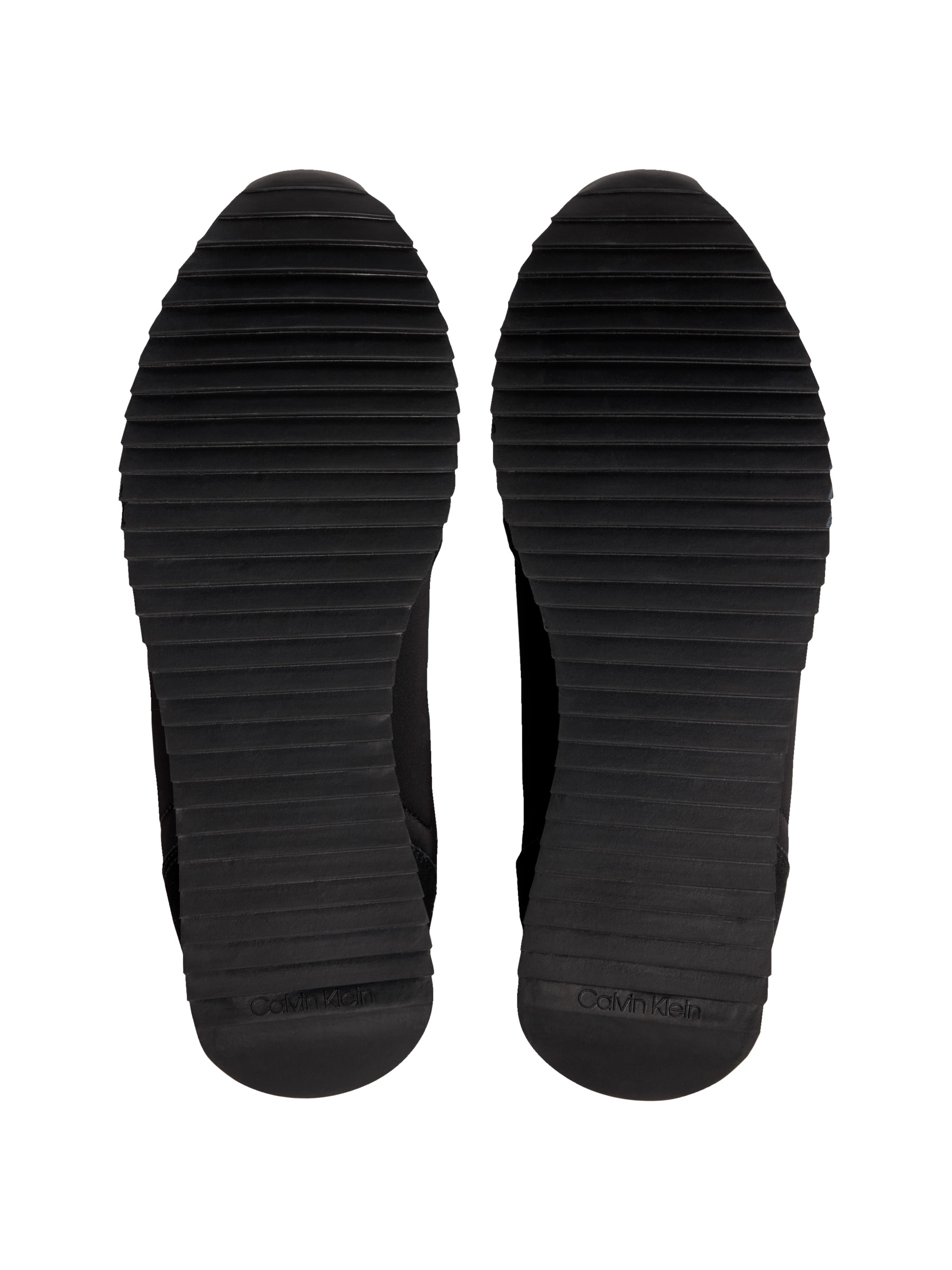 Calvin Klein Jeans Slip-On Sneaker »RETRO RUNNER SOCK LACE UP NY-SU«, Halbschuh, Freizeitsneaker mit CK-Logo und aufgesetzter Schnürung