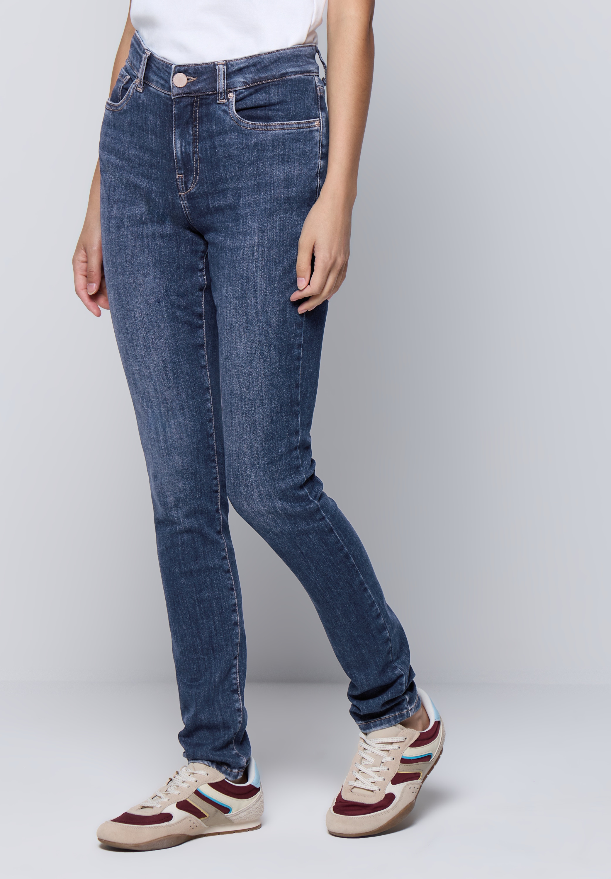STREET ONE STUDIO Skinny-fit-Jeans, High Waist