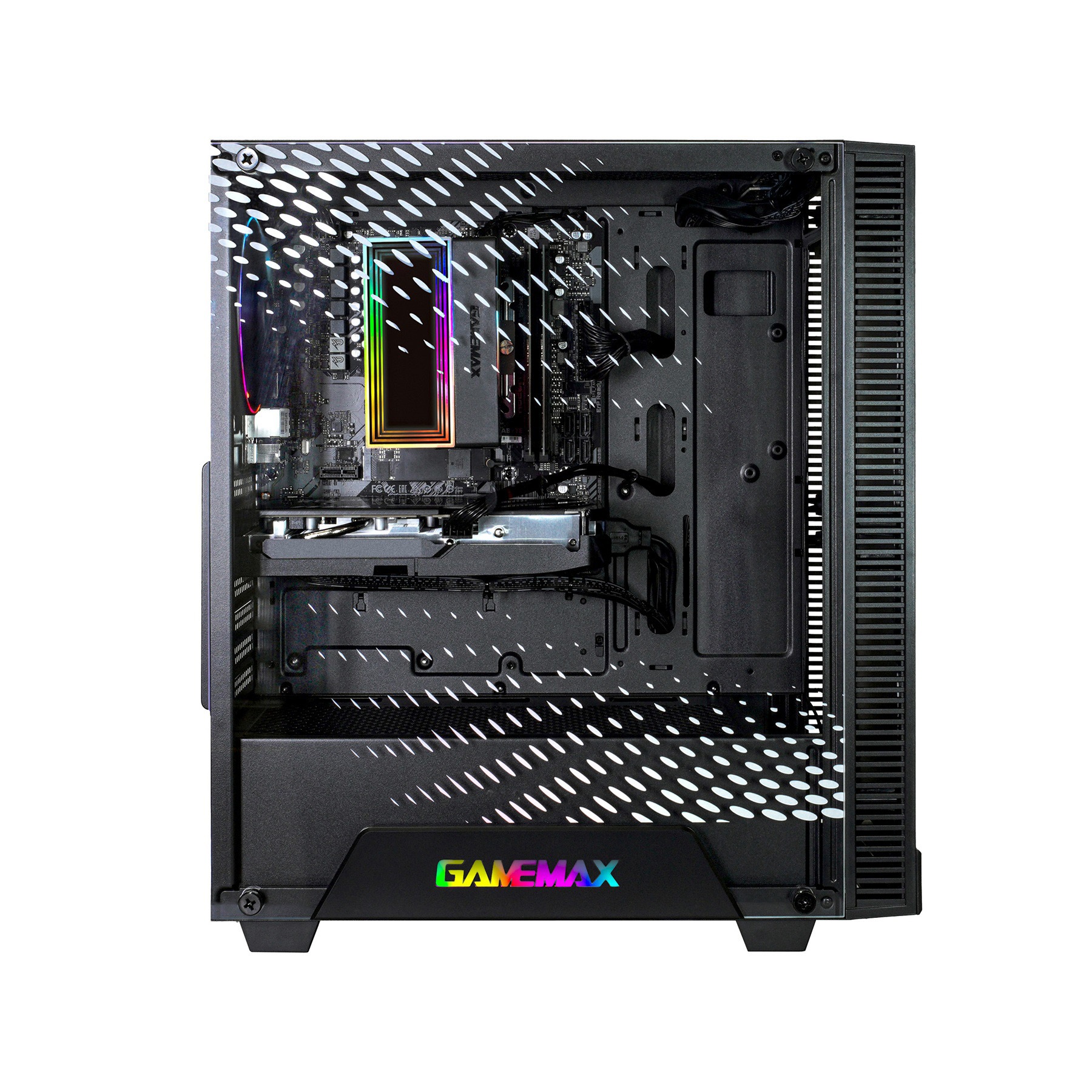 GAMEMAX Gaming-PC »Rockstar 8006 AMD Ryzen 5 7500F 16GB DDR5 1TB SSD RX 9070« Windows 11, DDR5 RAM