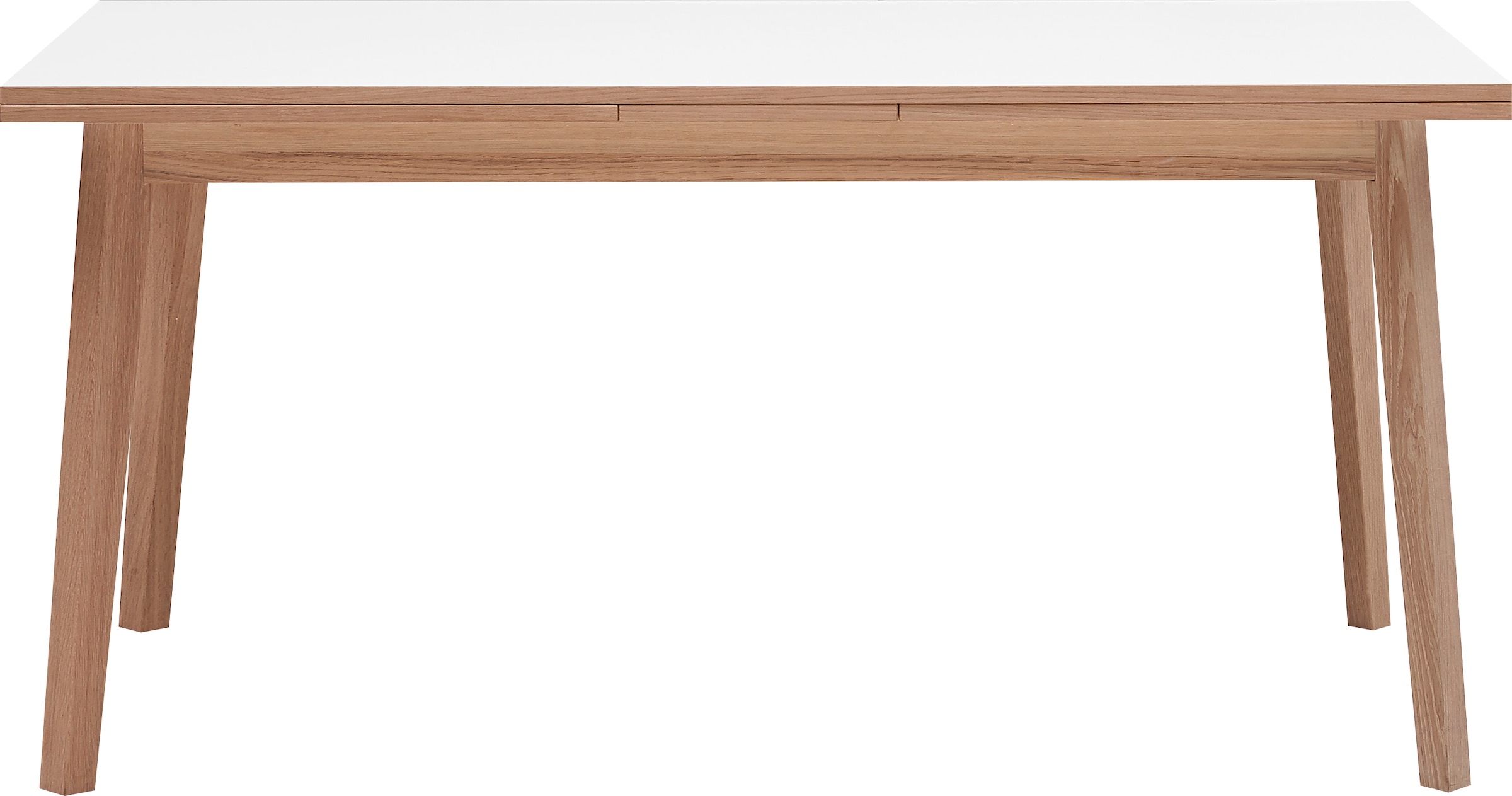 Hammel Furniture Esstisch »Basic Single, schnell innenliegende Einlegeplatten ausziehbar,«, 180(280)x80 cm, Melamin / Massivholz, stabiler dänische Design Tisch