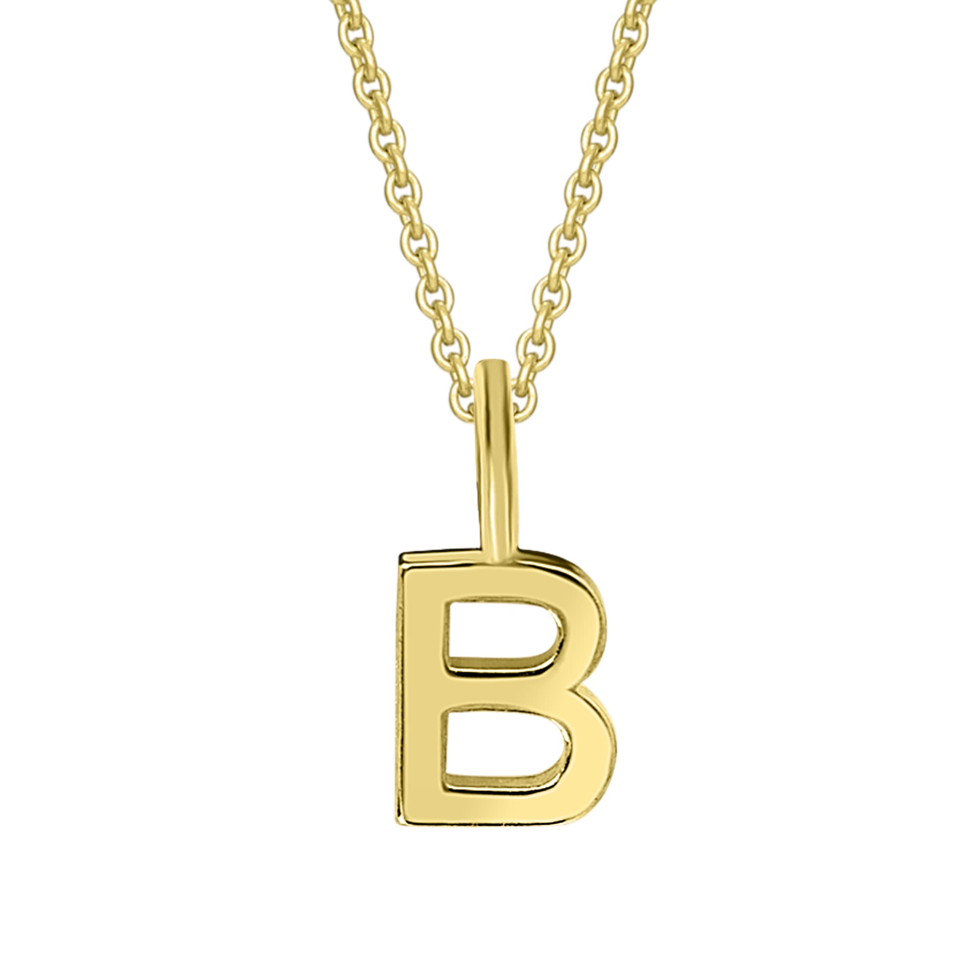 kaufen Damen | Buchstaben Halskette aus für mit ONE »Buchstabe - Anhänger BAUR 333 Gelbgold«, Anhänger B Set mit Schmuckset ELEMENT Kette verstellbarer