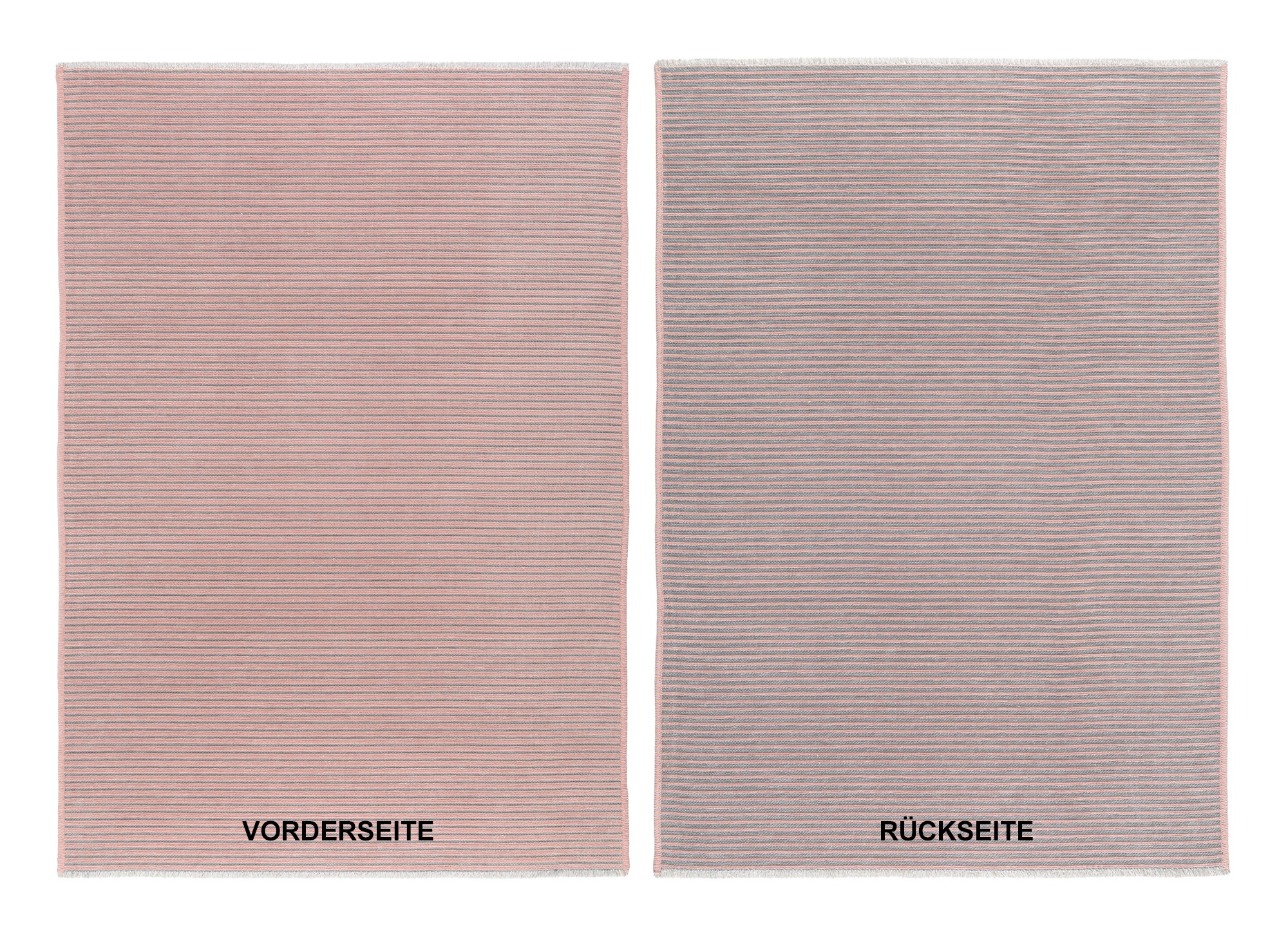 OCI DIE TEPPICHMARKE Joker of Stripes Rectangular Rug Grey/Pink 80x150cm 2