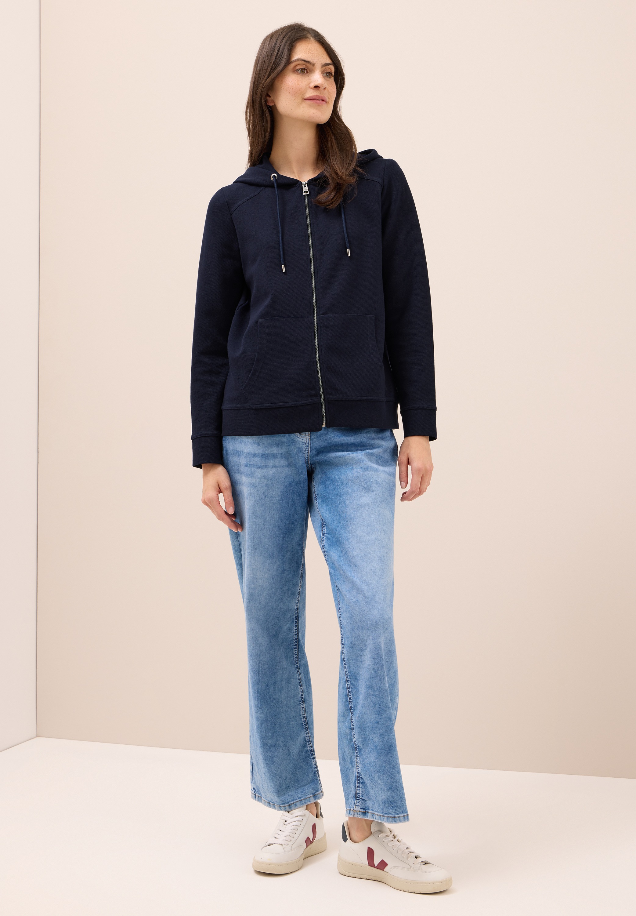 Thumbnail - Cecil Sweatjacke mit Kapuze