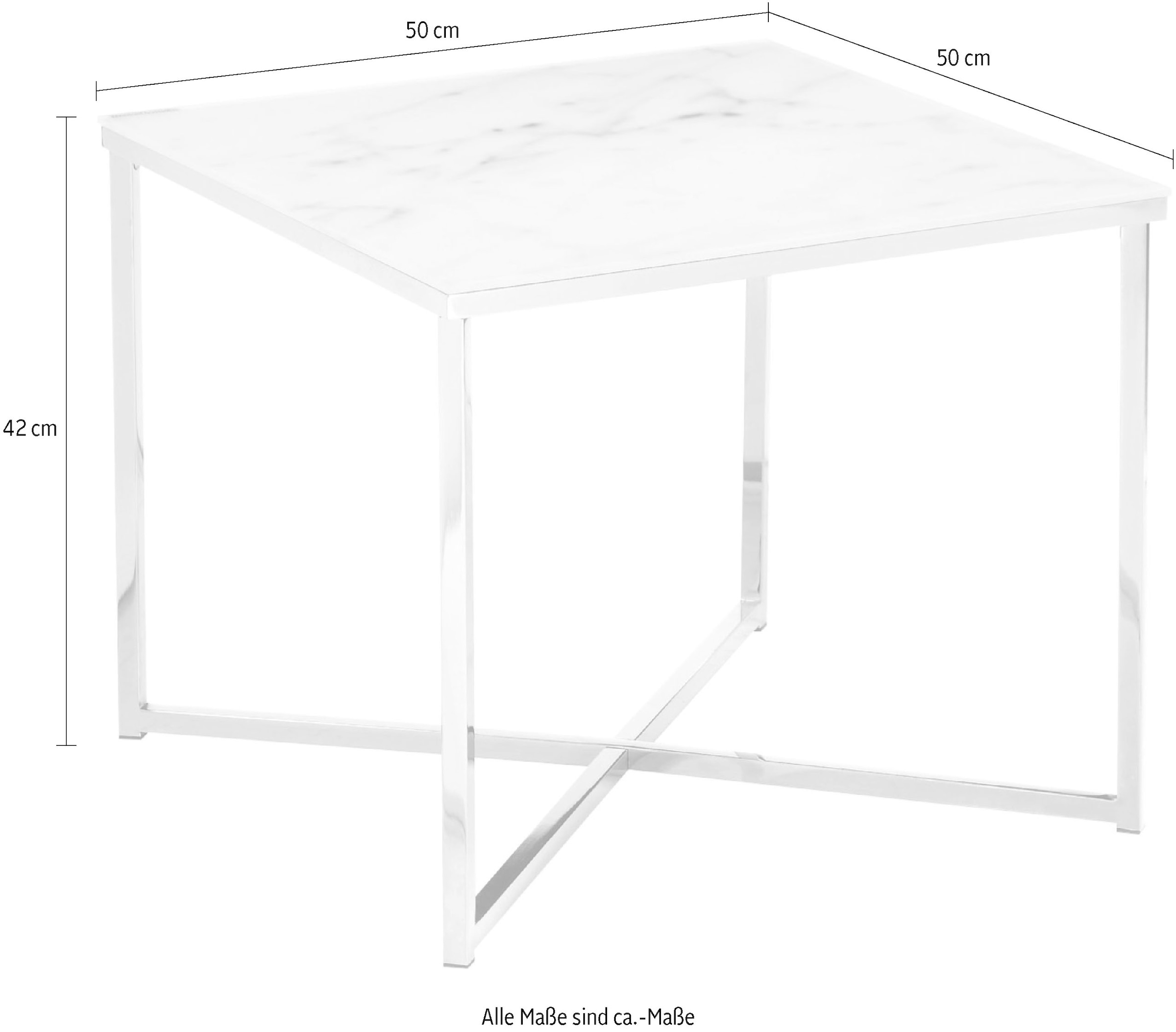 SalesFever Beistelltisch, Tischplatte in | BAUR Marmoroptik