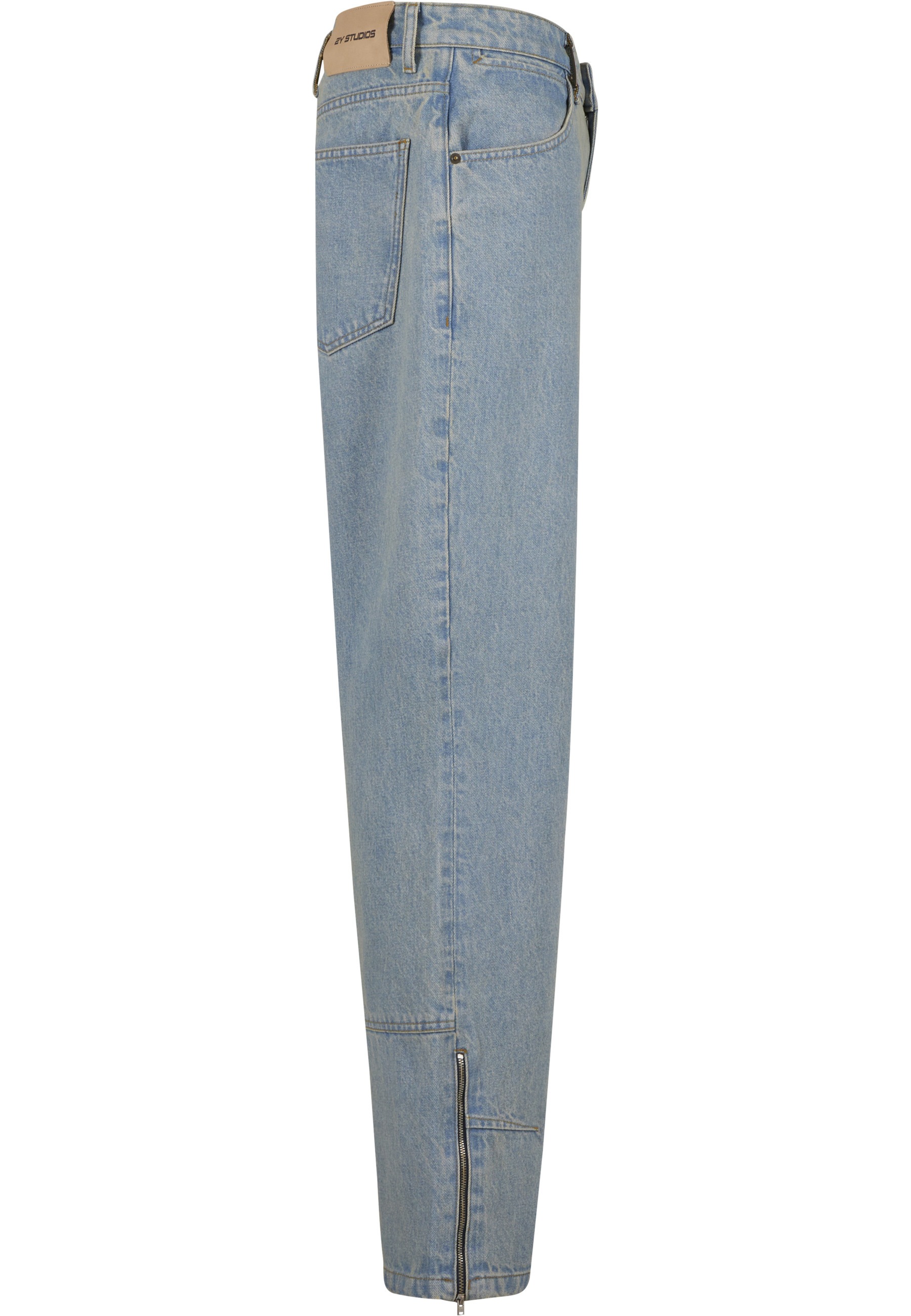 2Y Studios »2Y Studios Neal Zipper Baggy Jeans«