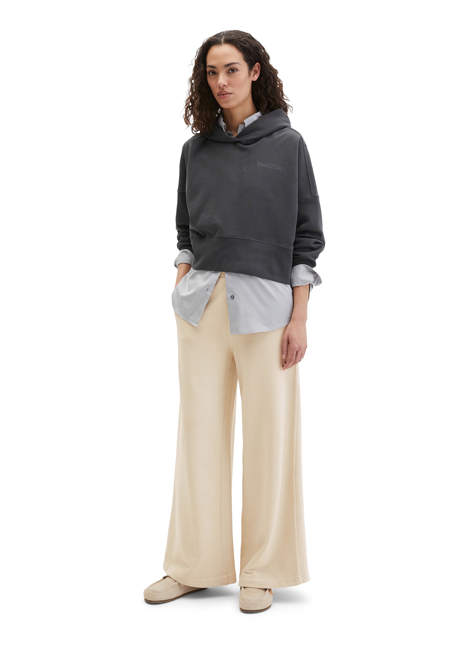 Marc O'Polo Sweatshirt »mit recycelter Baumwolle«
