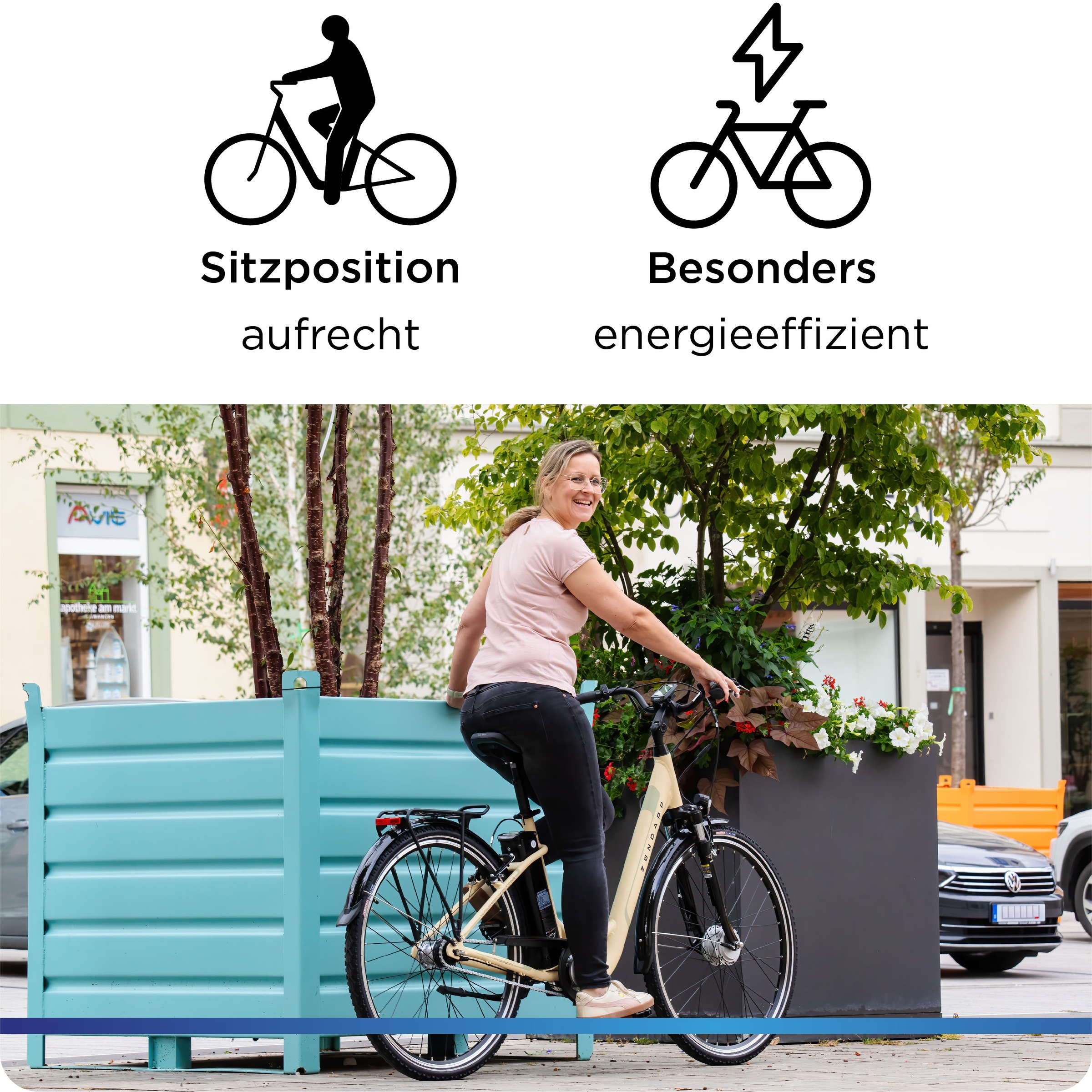 Zündapp E-Bike »Z517«, 7 Gang, Shimano, Nexus, Frontmotor 250 W, Pedelec, Elektrofahrrad für Damen u. Herren