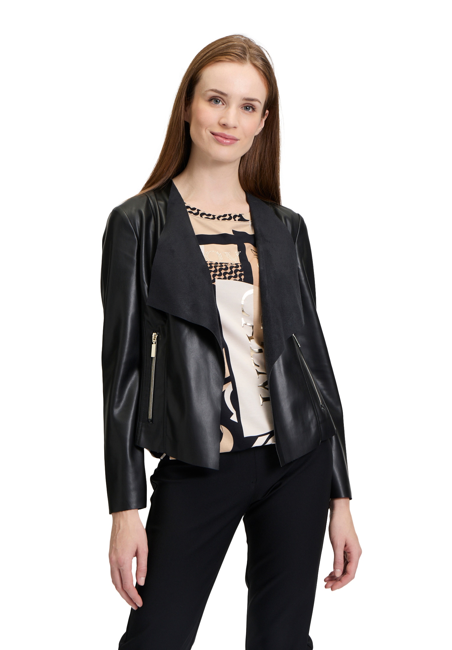 Jackenblazer »Betty Barclay Blazer-Jacke ohne Verschluss«, Material