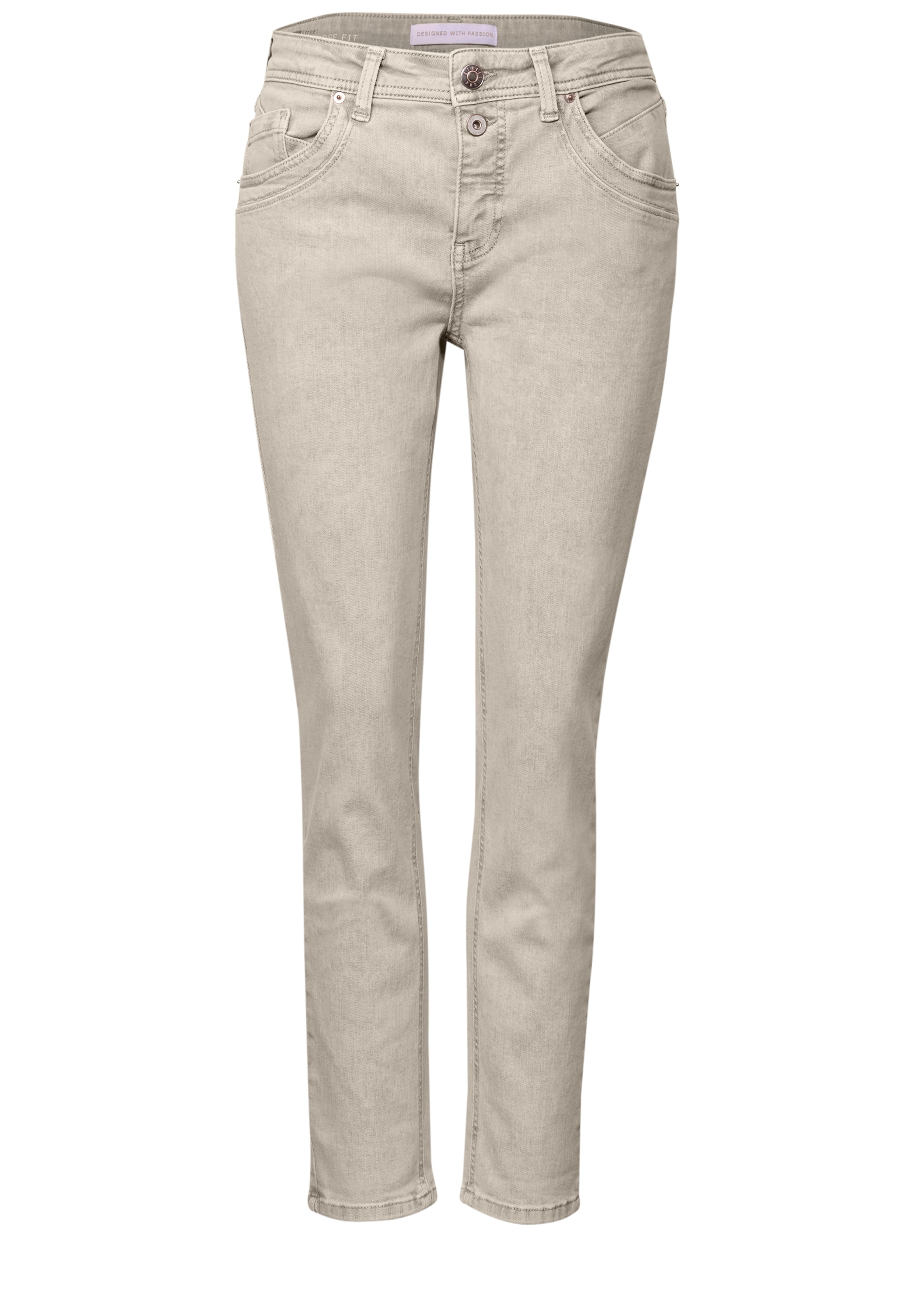 STREET ONE Loose-fit-Jeans, Middle Waist