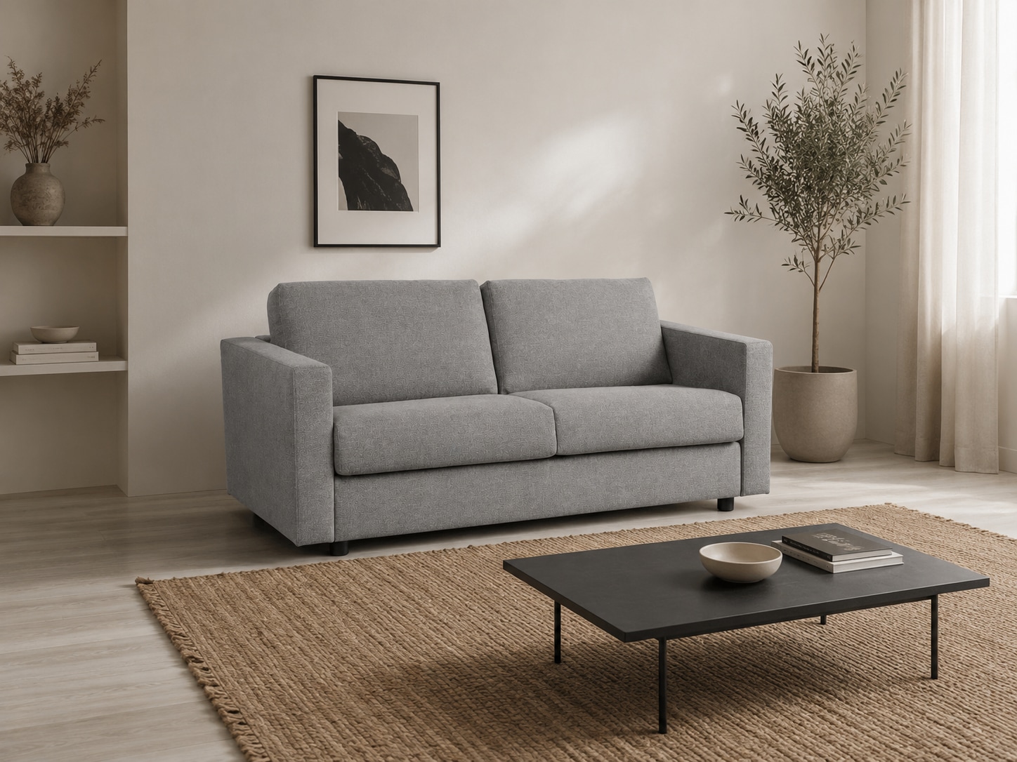 OTTO home Schlafsofa "Jorren, Schlaf-Couch, Liegefl. 140 oder 160x200 cm" Bettfunktion, mit Bonel- oder Taschenfederkern, FSC-zertifiziert
