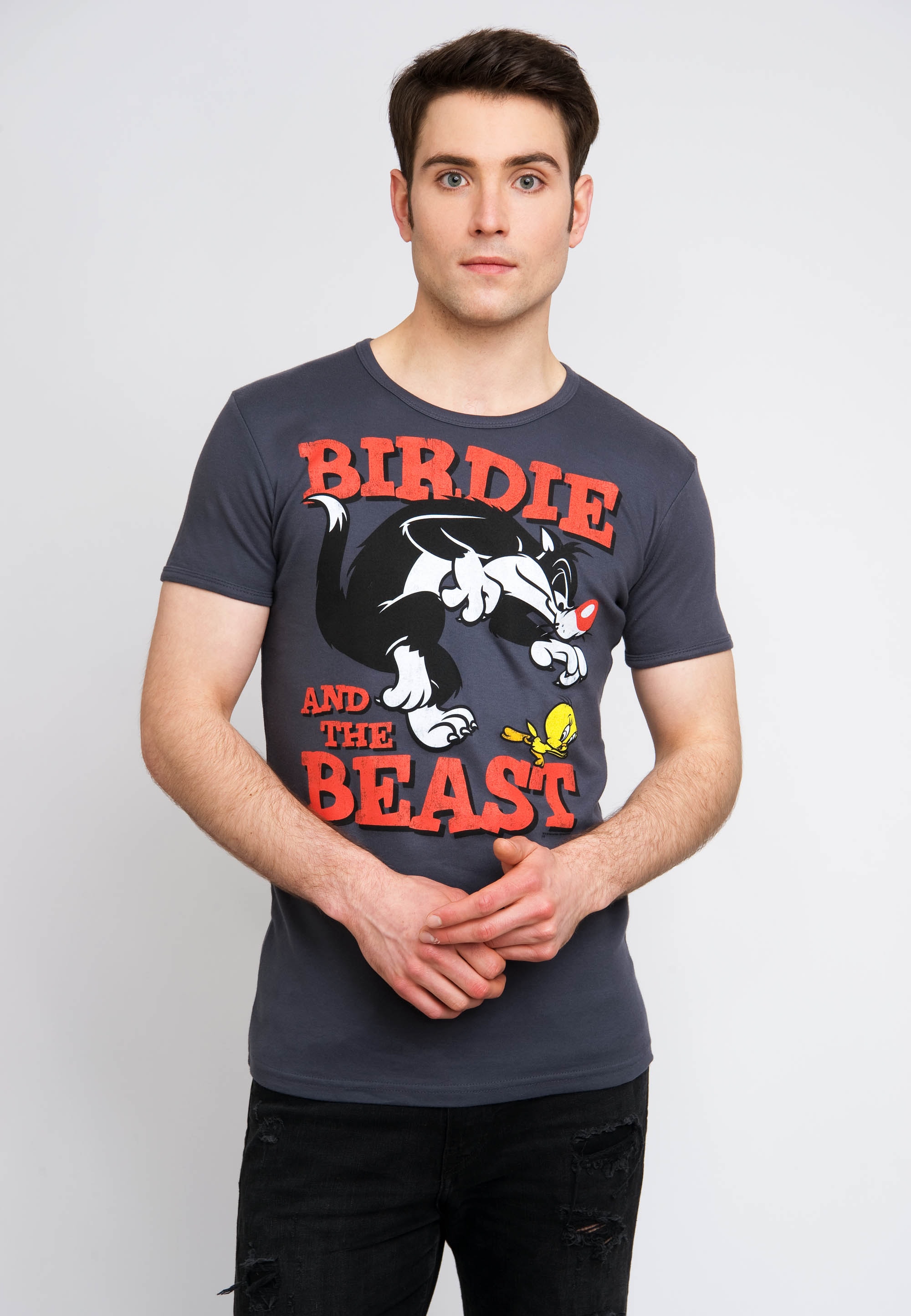 »Looney BAUR Tunes«, | Originaldesign ▷ kaufen LOGOSHIRT lizenziertem T-Shirt mit