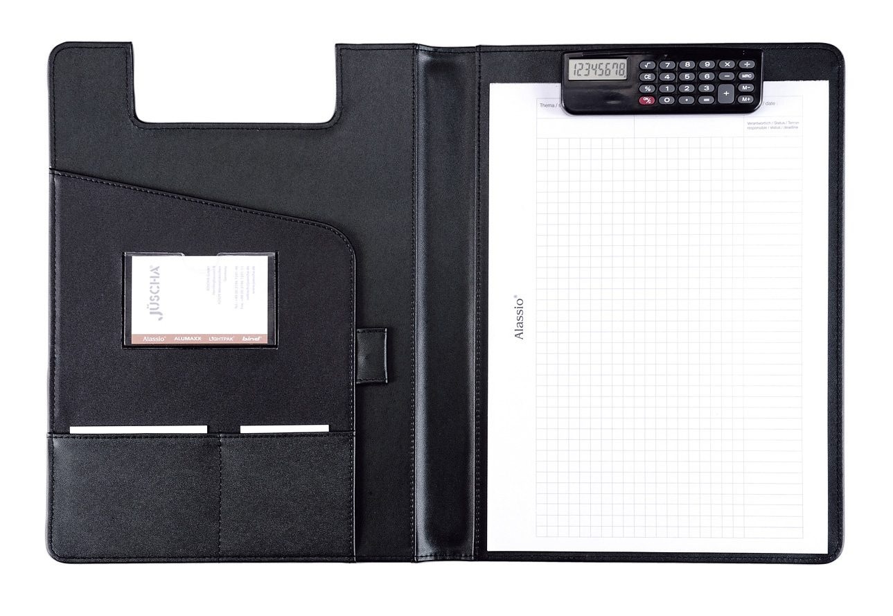 Alassio® Schreibmappe »DIN A4, Brescia«, mit Taschenrechner