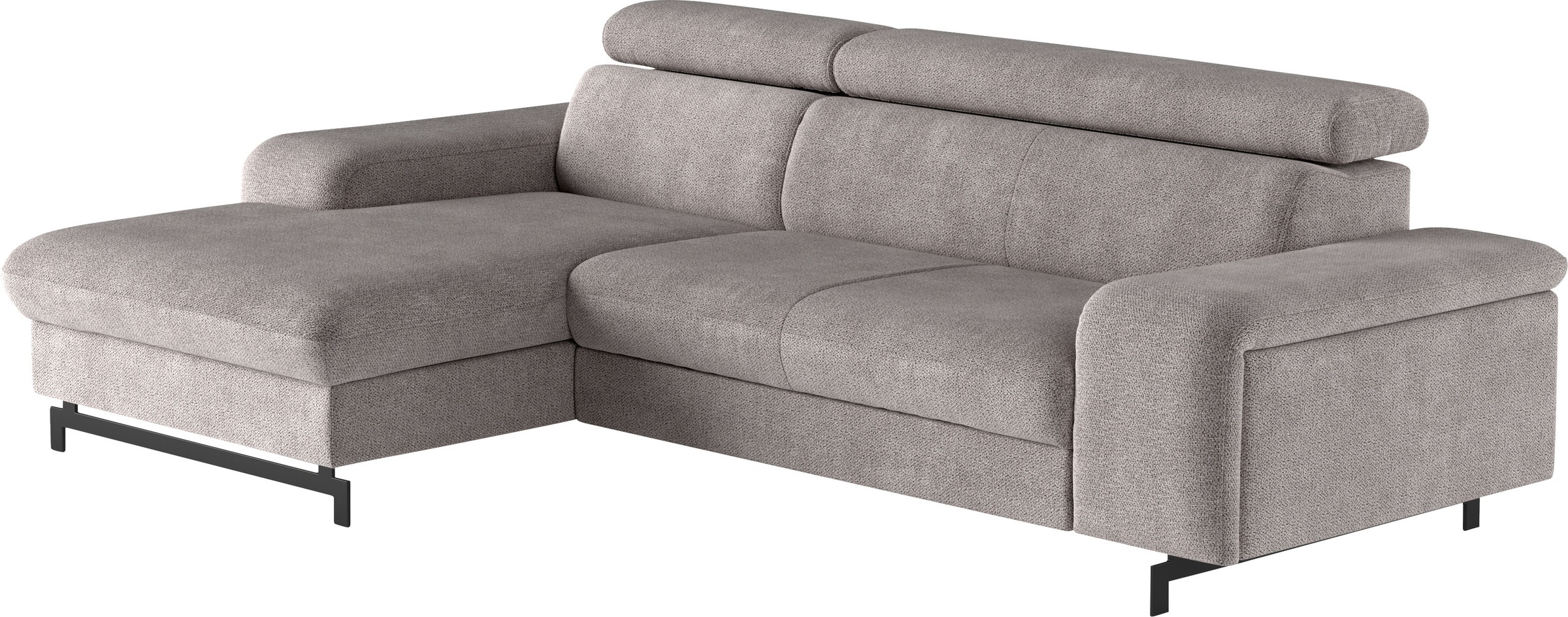 COTTA Ecksofa »Emma L-Form«, mit Kopfteilverstellung, wahlweise mit Bettfunktion & Bettkasten