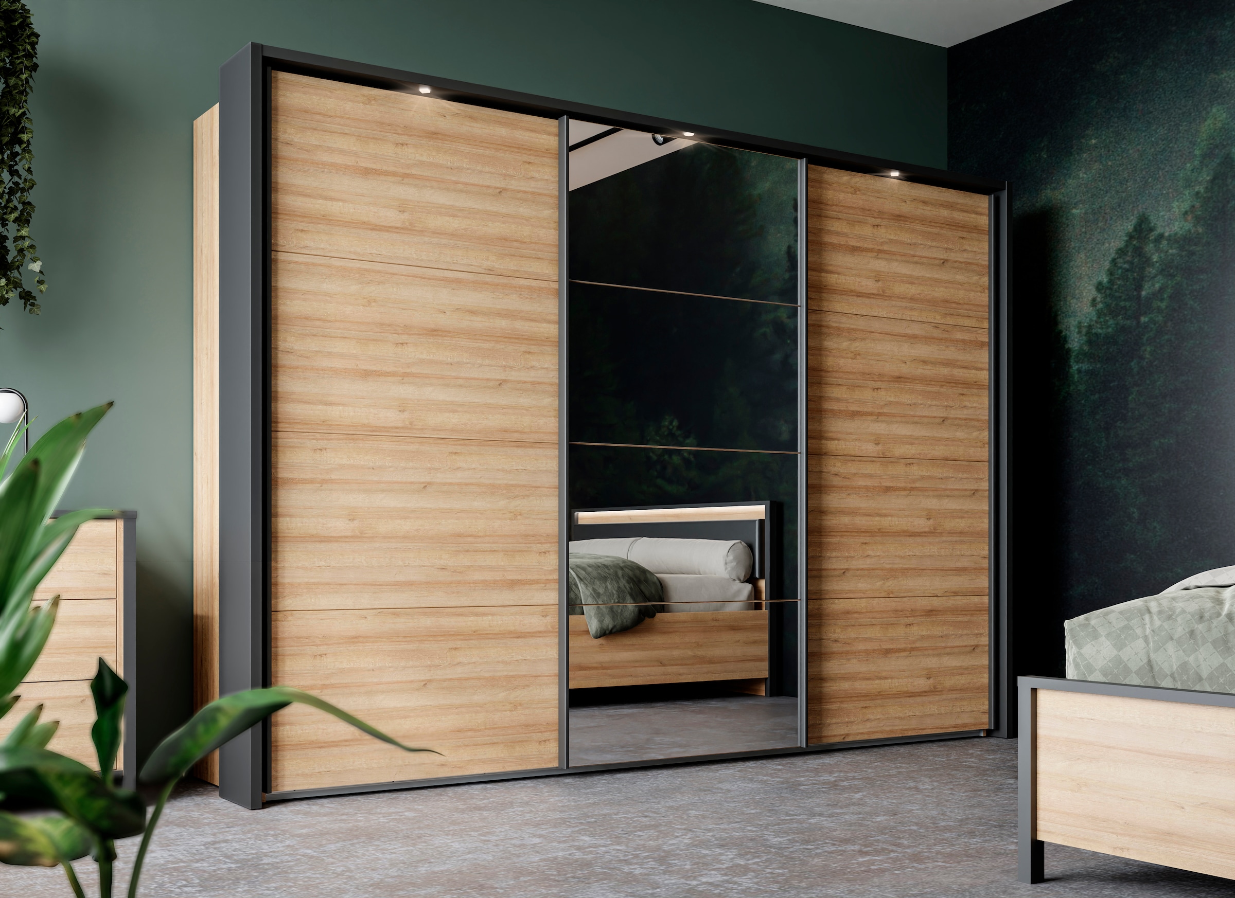 FORTE Schwebetürenschrank