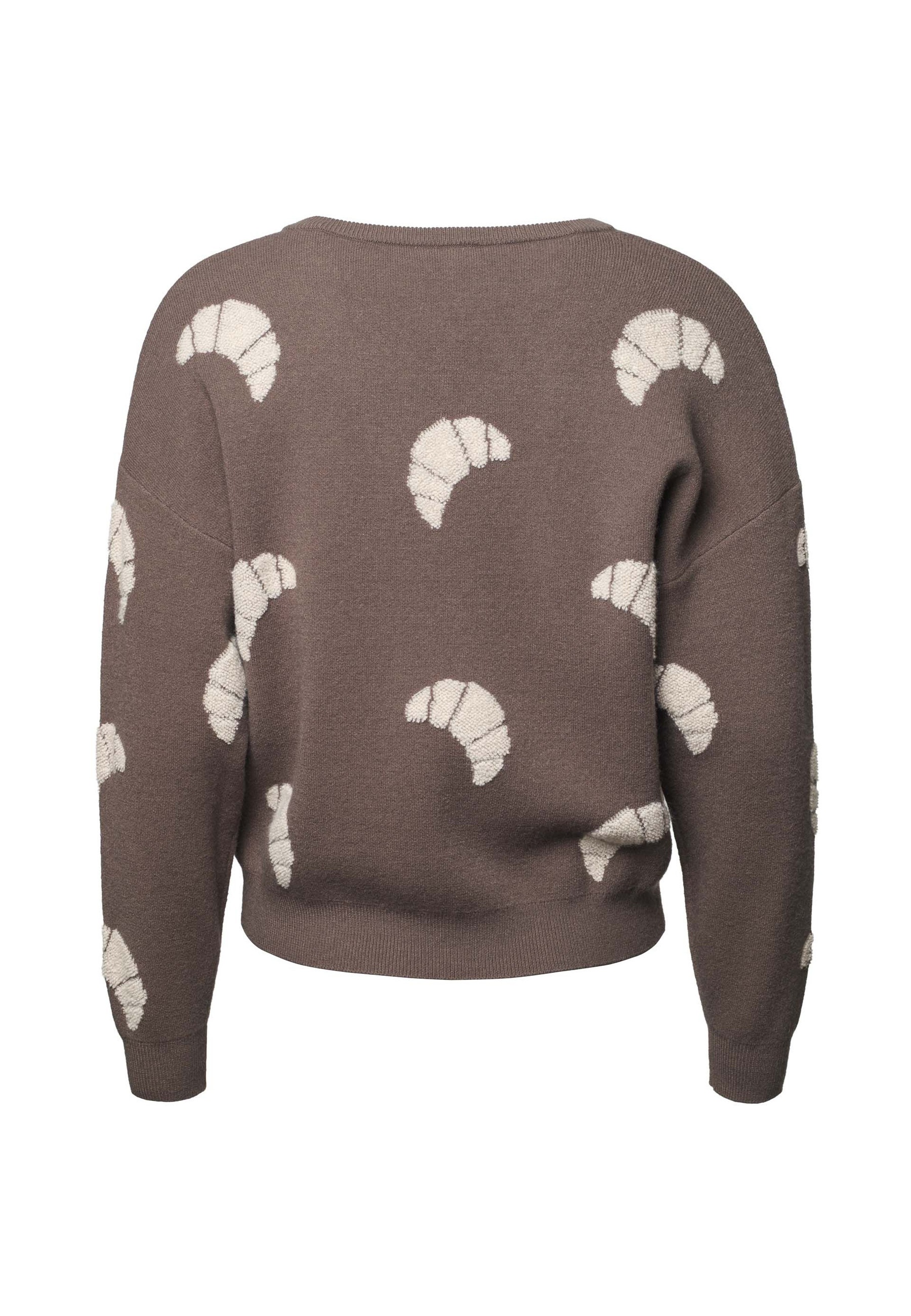Kleinigkeit V-Ausschnitt-Pullover »Kleinigkeit Hörnchen Wollma« 1