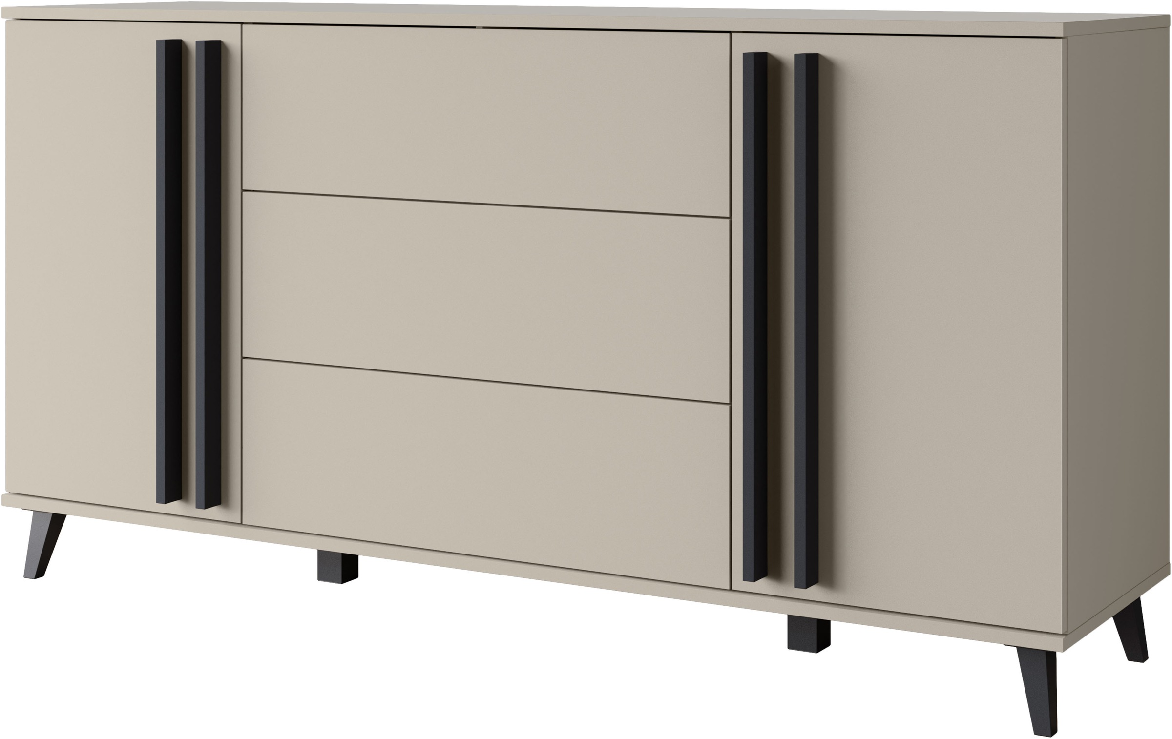 Home affaire Sideboard "Helsinki, Kommode mit 2 Türen und 3 Schubladen, Bre günstig online kaufen