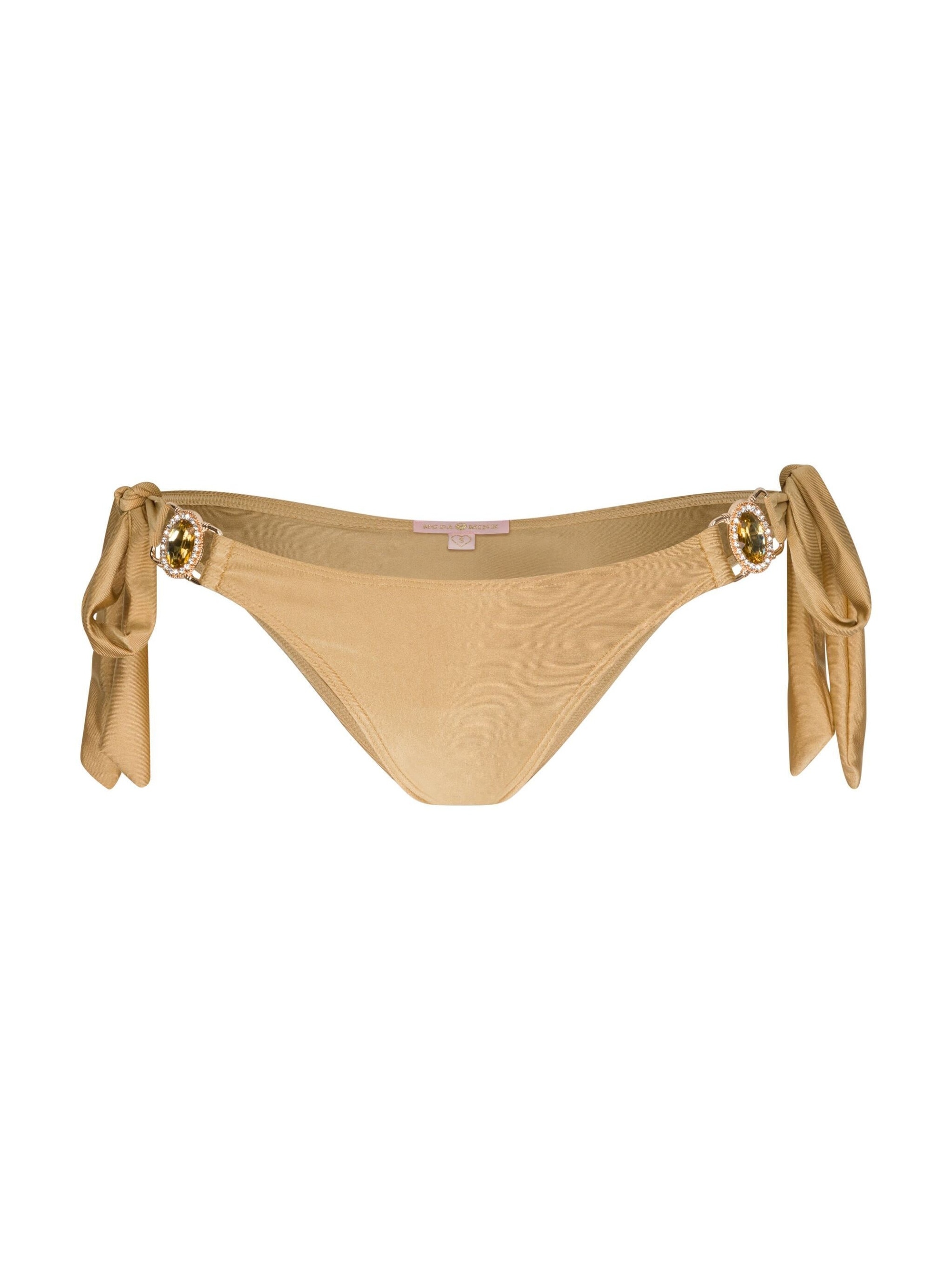 Moda Minx Bikini-Hose »Amour Tie Side Brazilian«, (1 St., Panty), mit stilvollem Steinbesatz