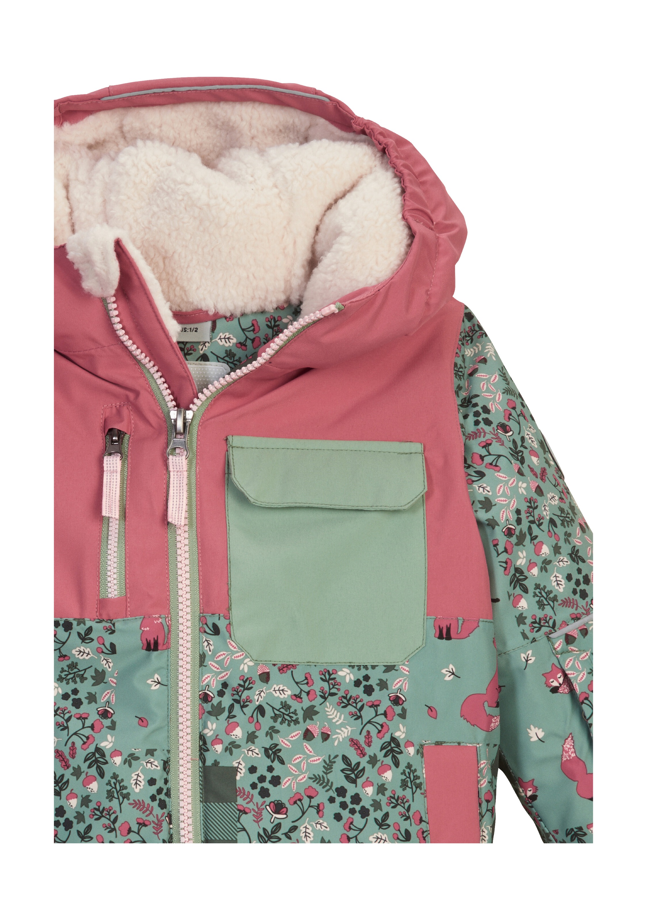 first instinct by killtec Skijacke »FISW 43 MNS SKI JCKT«, Wind- und wasserdichte Kinderjacke mit Fleecekapuze und Schneefang