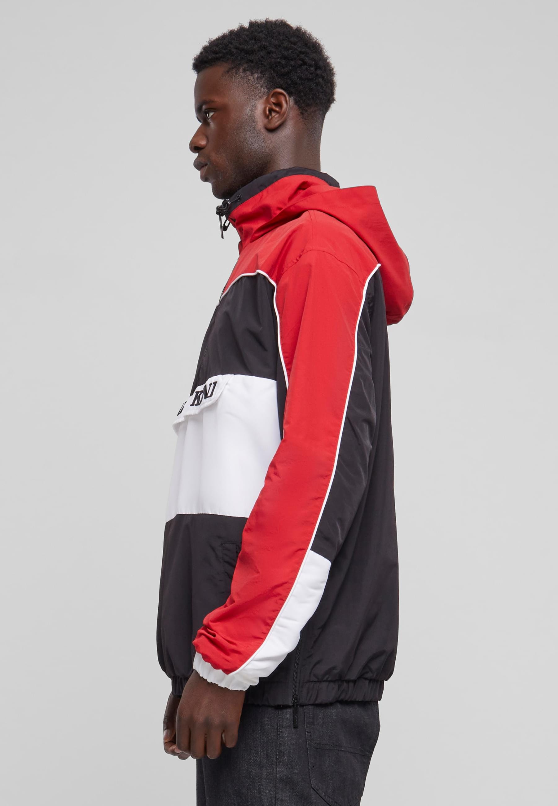 Karl Kani Windbreaker »Karl Kani Herren KM233-009-1 KK Retro Block Windbreaker«, (1 St.), mit Kapuze