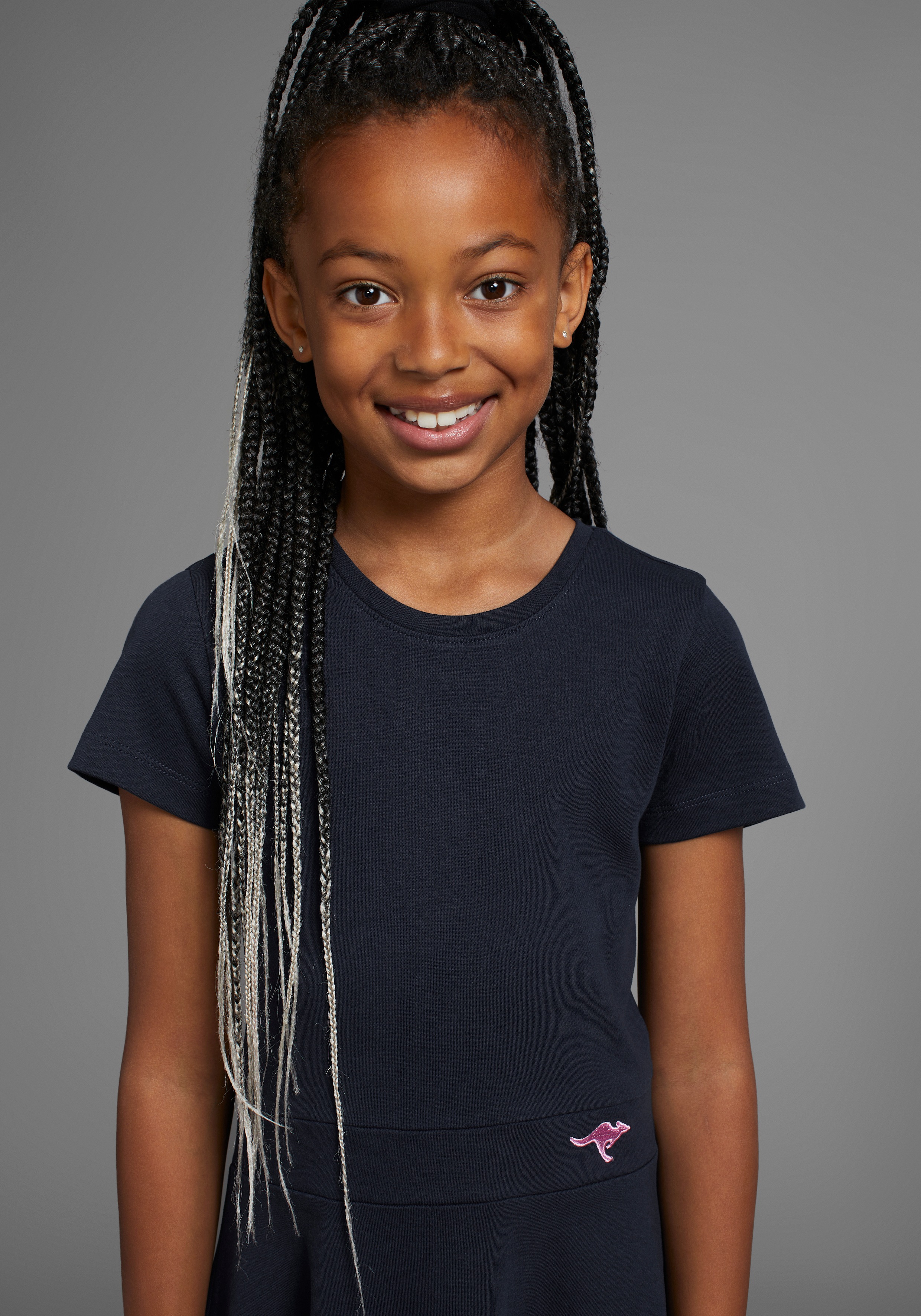 Thumbnail - KangaROOS Skaterkleid "mit Stickerei" Ohne Taschen, für Mädchen