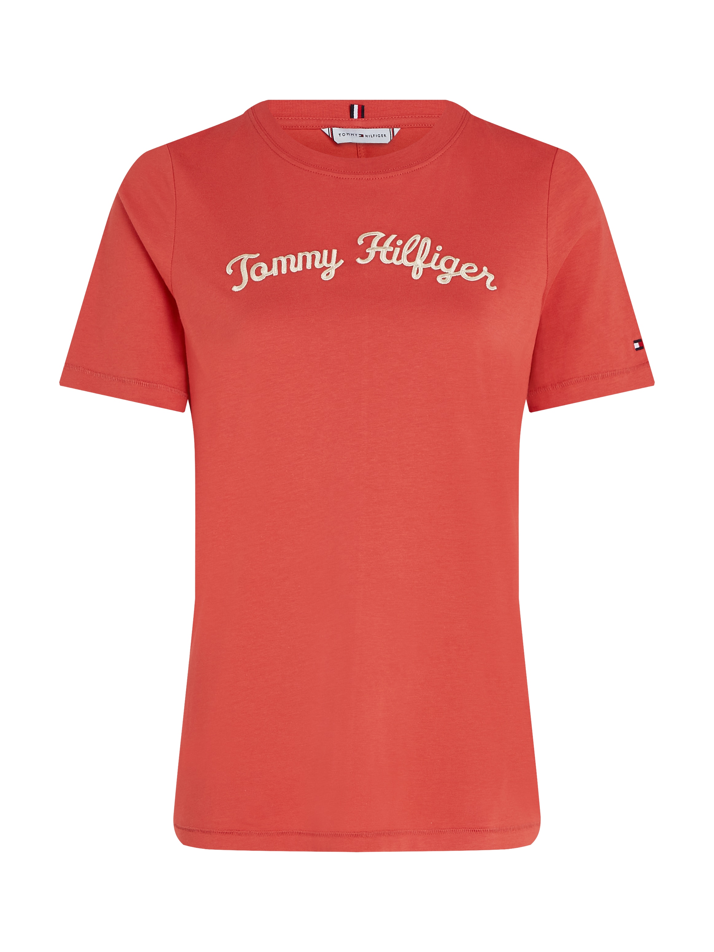 Tommy Hilfiger Curve T-Shirt »CRV REG SCRIPT TEE SS«, Große Größen