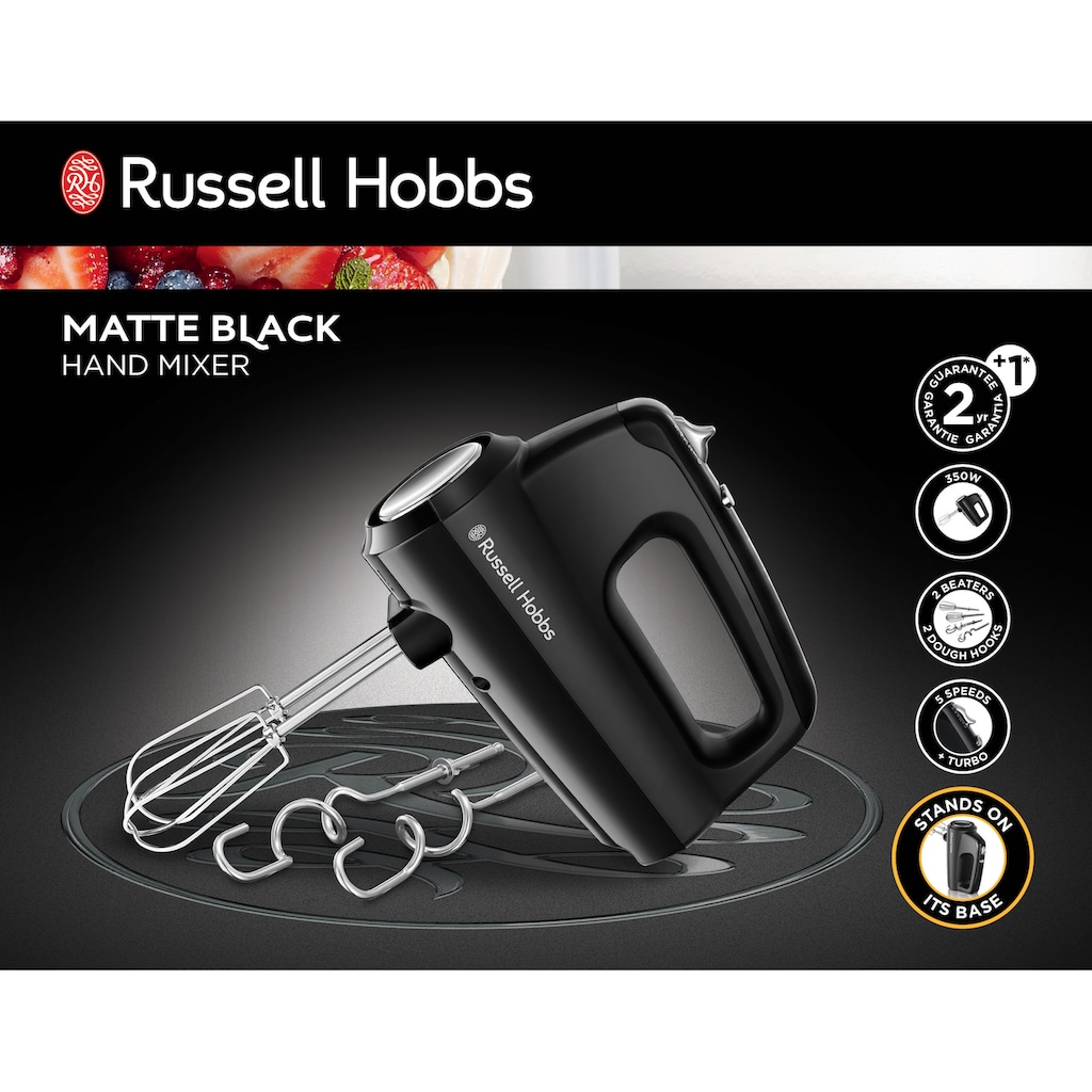 RUSSELL HOBBS Handmixer »Matte Black 24672-56«, 350 W