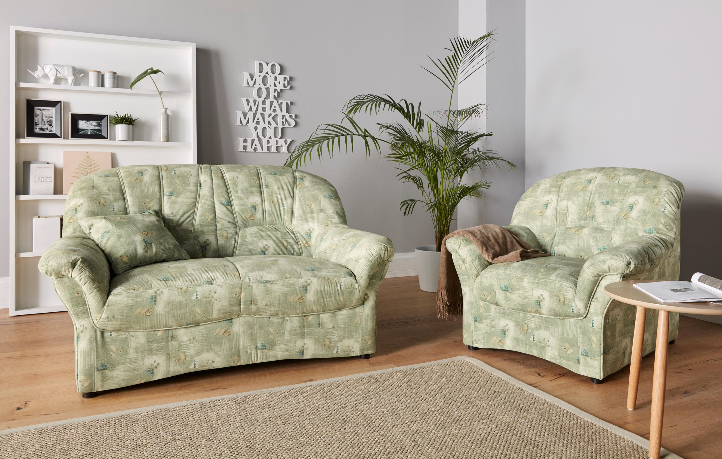 DOMO collection 2-Sitzer "Bahia zeitlos & elegantes Sofa, bequem", Microfas günstig online kaufen