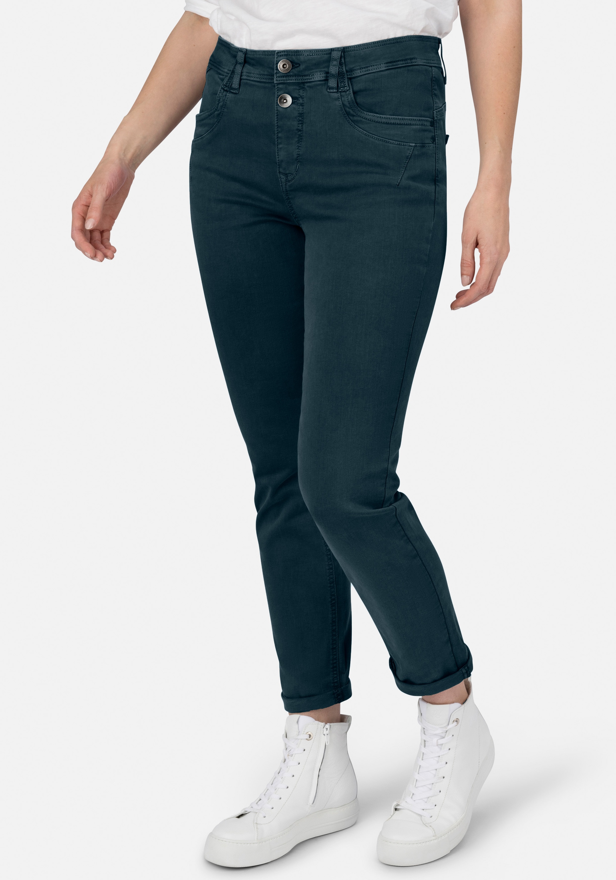 STOOKER WOMEN "Davos Colour Denim Boyfriend Fit Jeans" Jeans Boyfriend Fit Casual Denim Lässige Passform für Damen