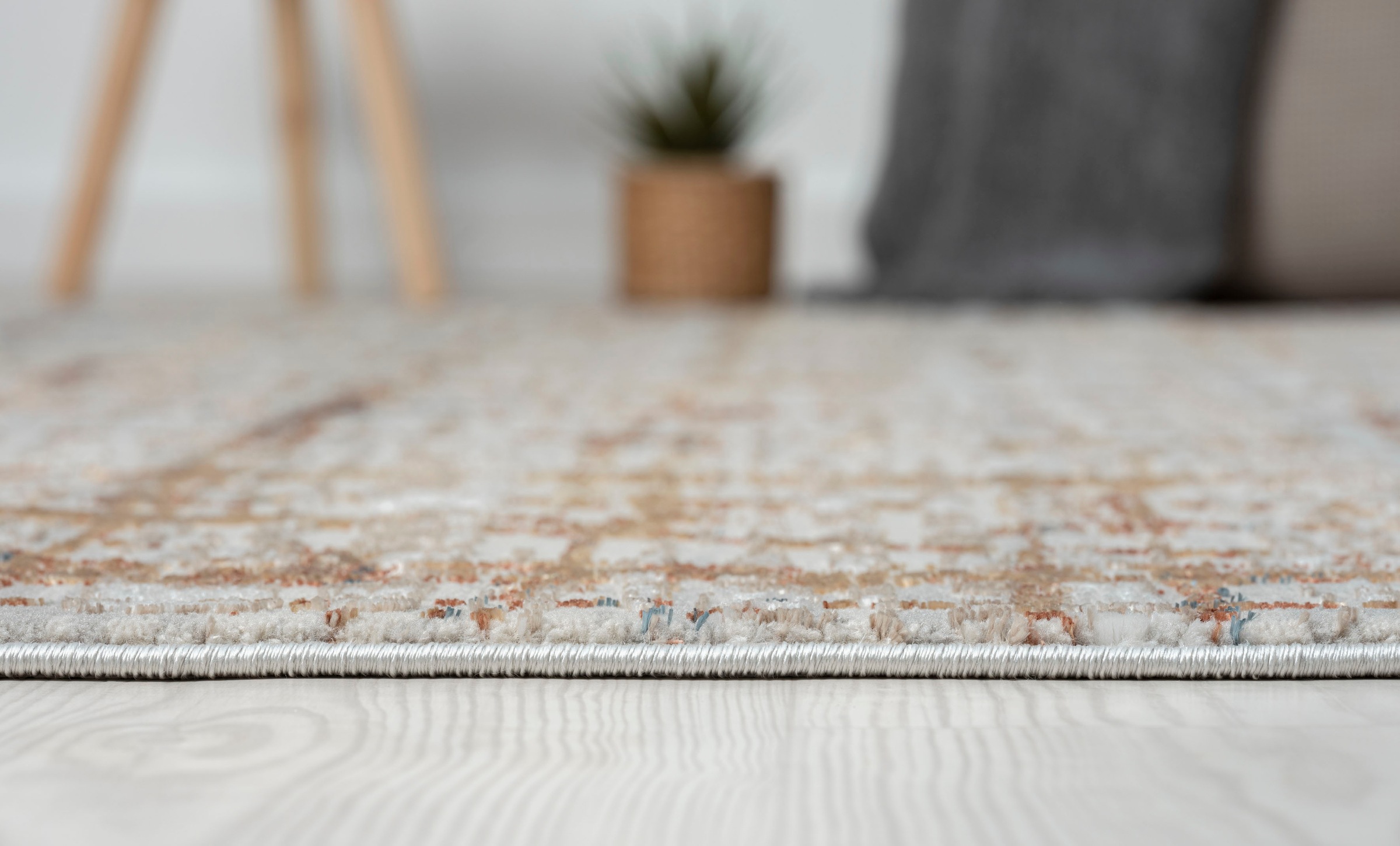 Myflair Möbel & Accessoires Teppich »Esme 3«, rechteckig, 8 mm Höhe, Kurzflor, Vintage Look, besonders weich durch Microfaser