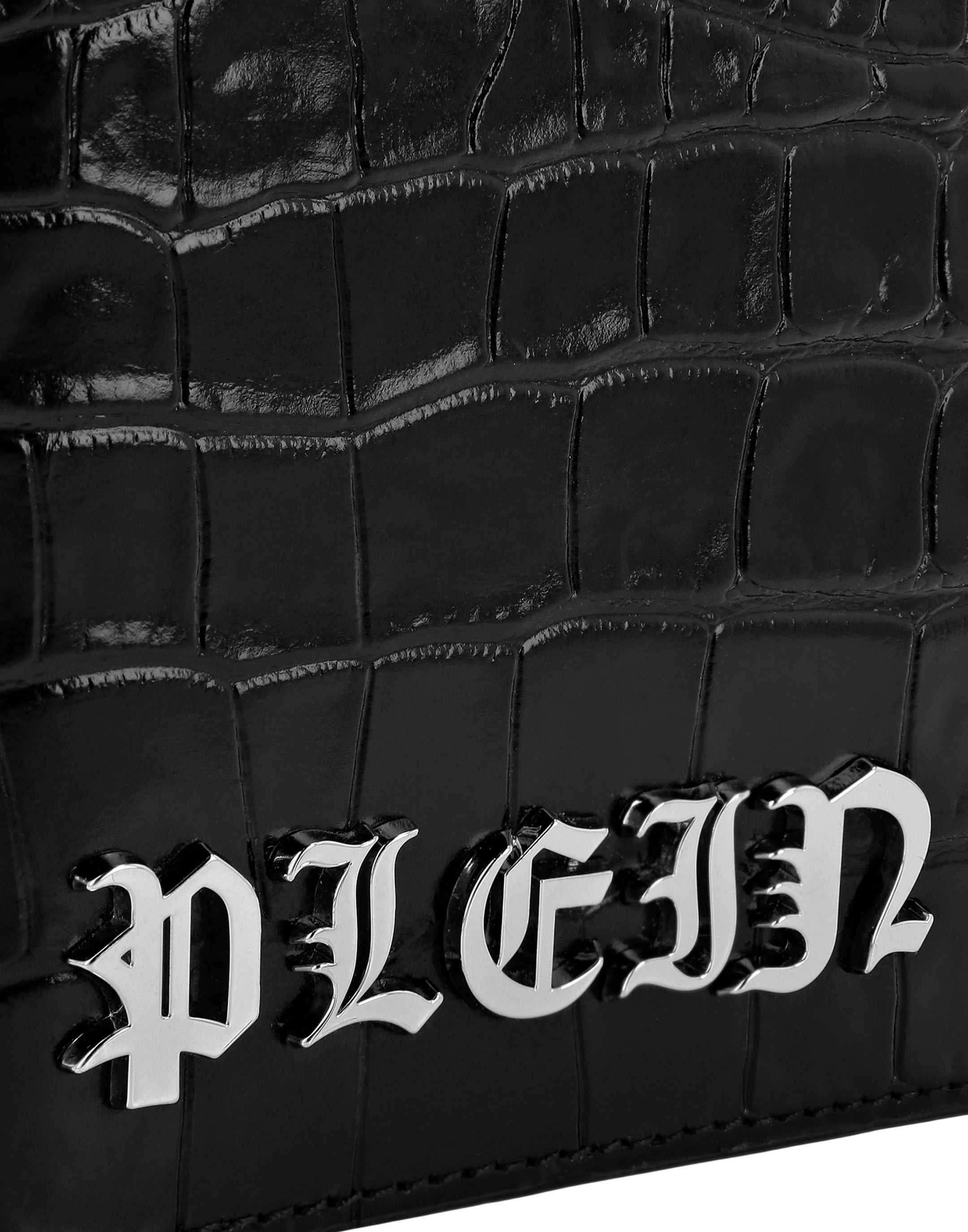 PHILIPP PLEIN Dokumententasche »Gothic Plein Crocco Print«