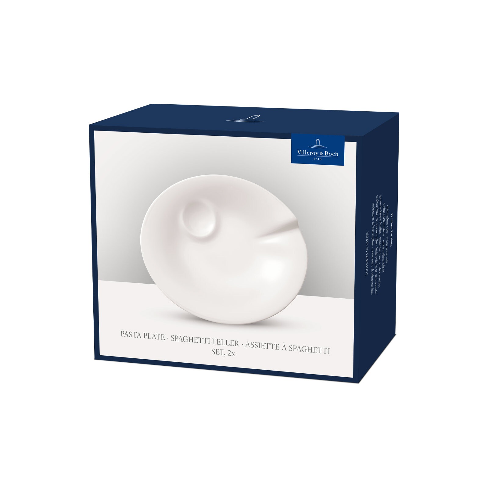 Thumbnail - Villeroy & Boch Pastateller "Spaghetti-Teller Pasta Passion 31 x 27 cm 2er Set weiß"