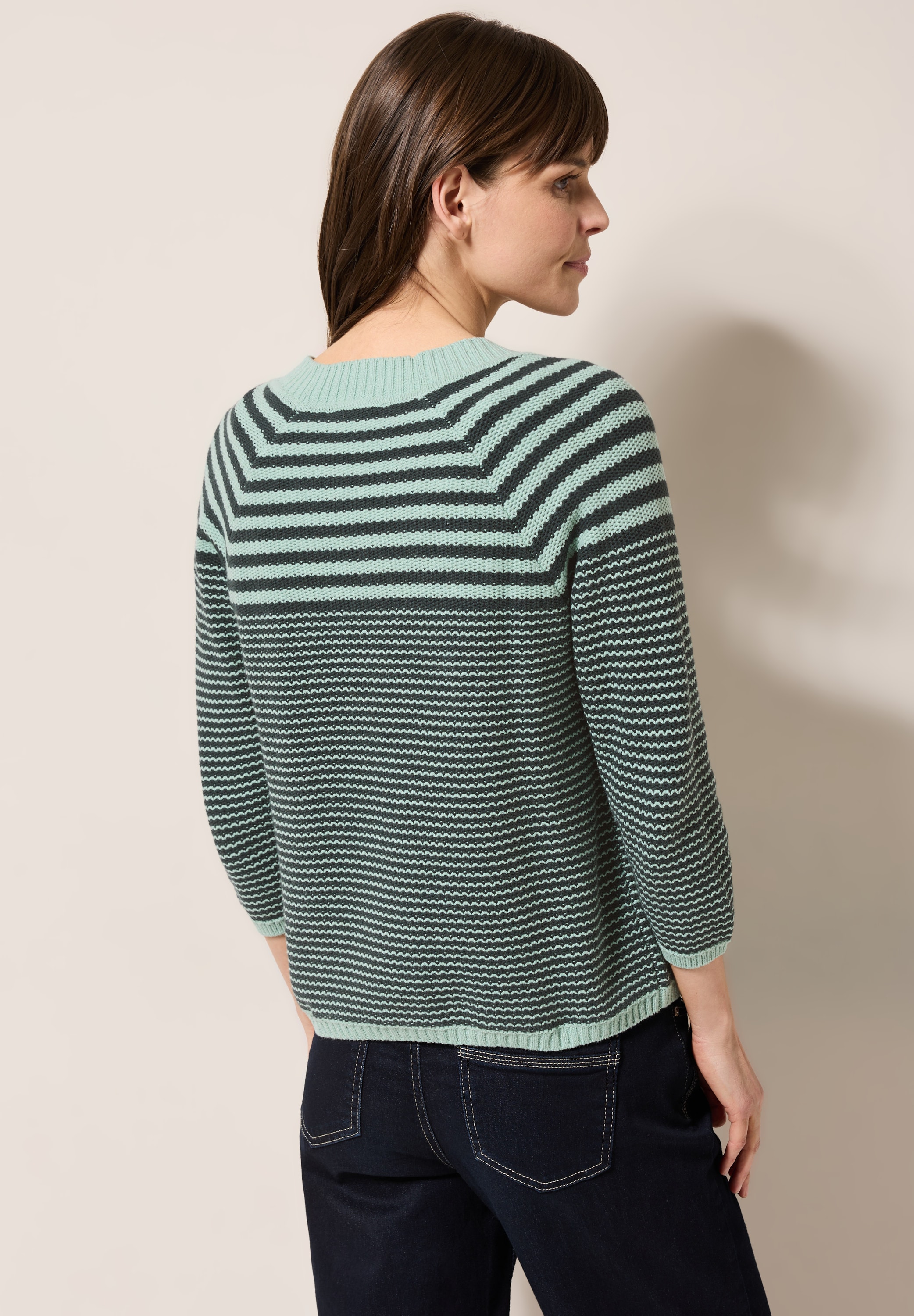 Cecil Strickjacke, mit Streifenmuster