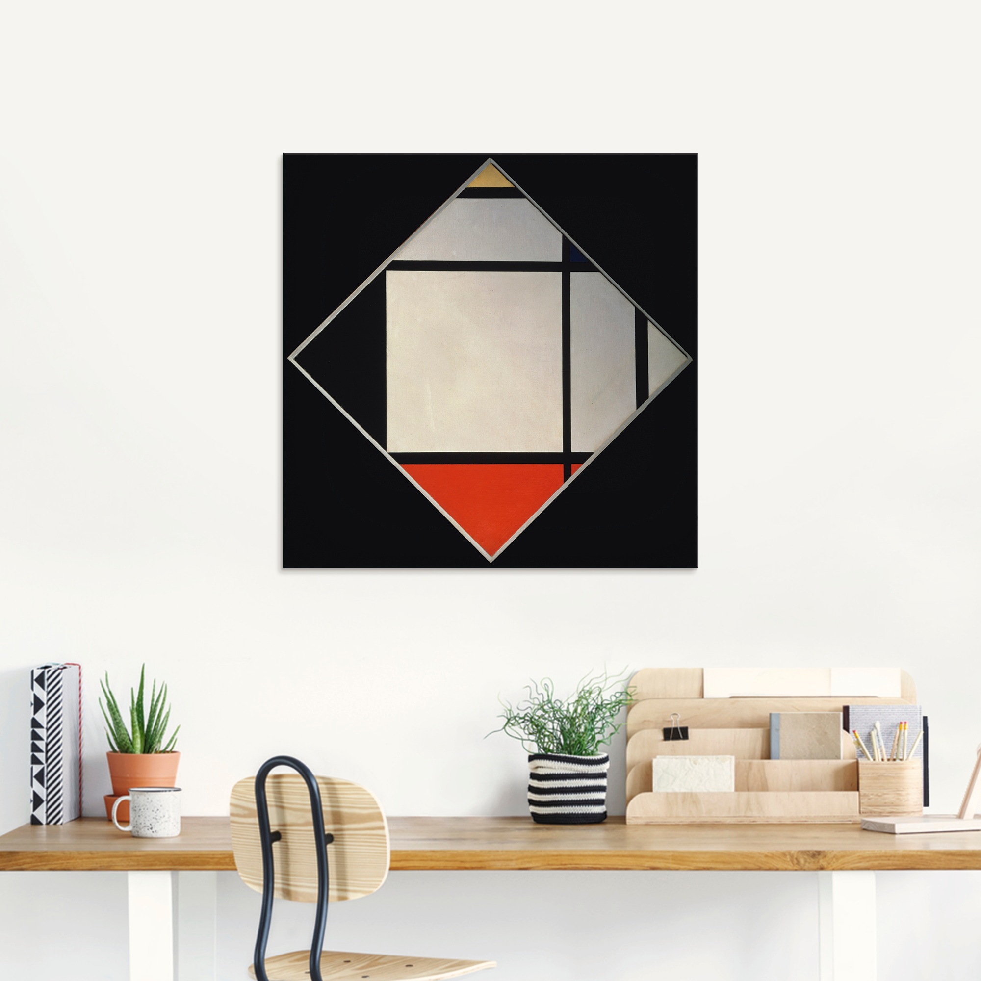 Artland Glasbild »Rhombus II.«, Muster, (1 St.), in verschiedenen Größen